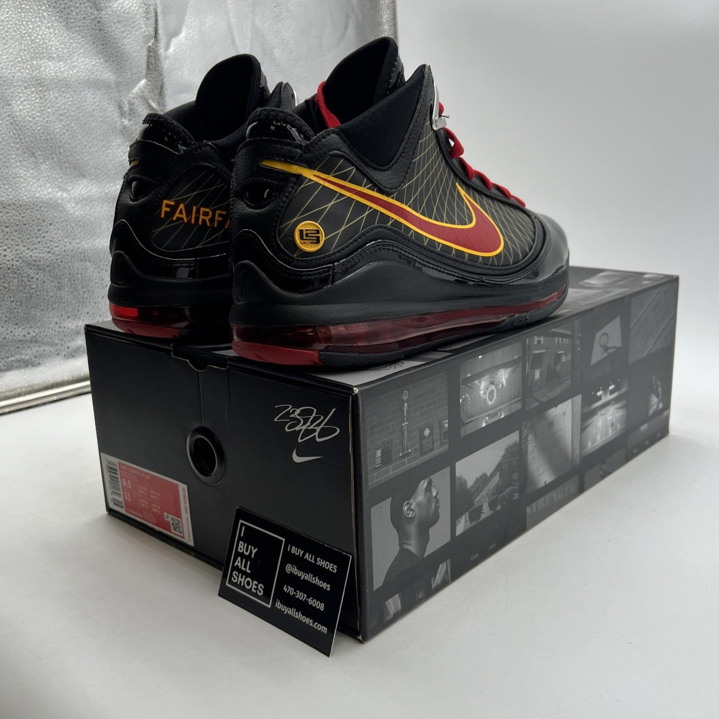 Size 9.5 - Nike Air Max LeBron 7 Fairfax (CU5646-001)