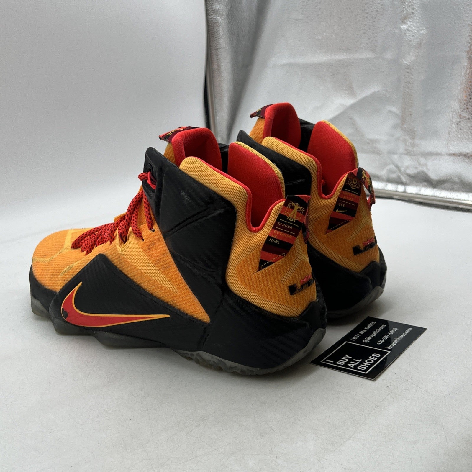 Size 13 - Nike LeBron 12 CLE - (684593-830)