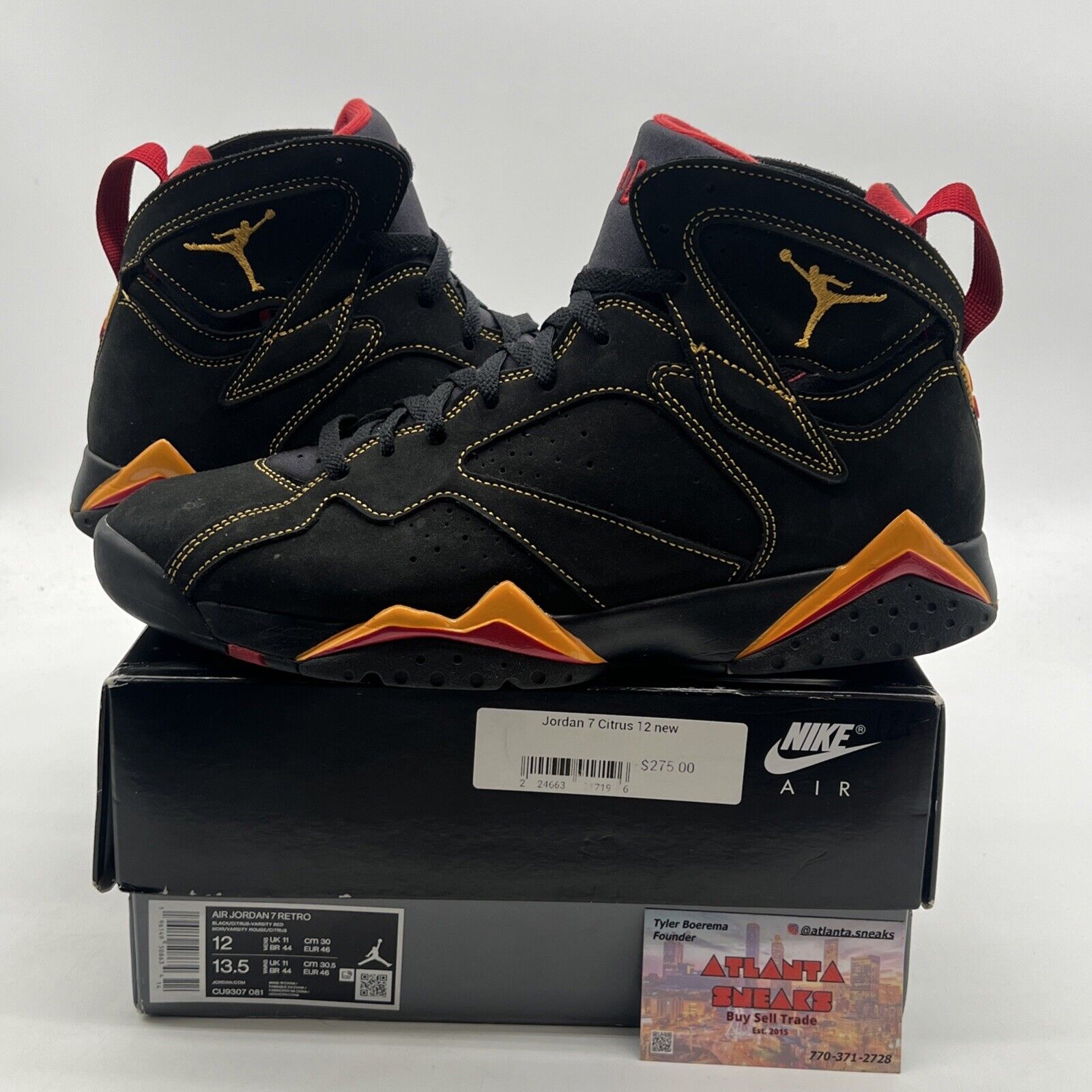 Size 12 - Air Jordan 7 Retro Citrus (CU9307-081)