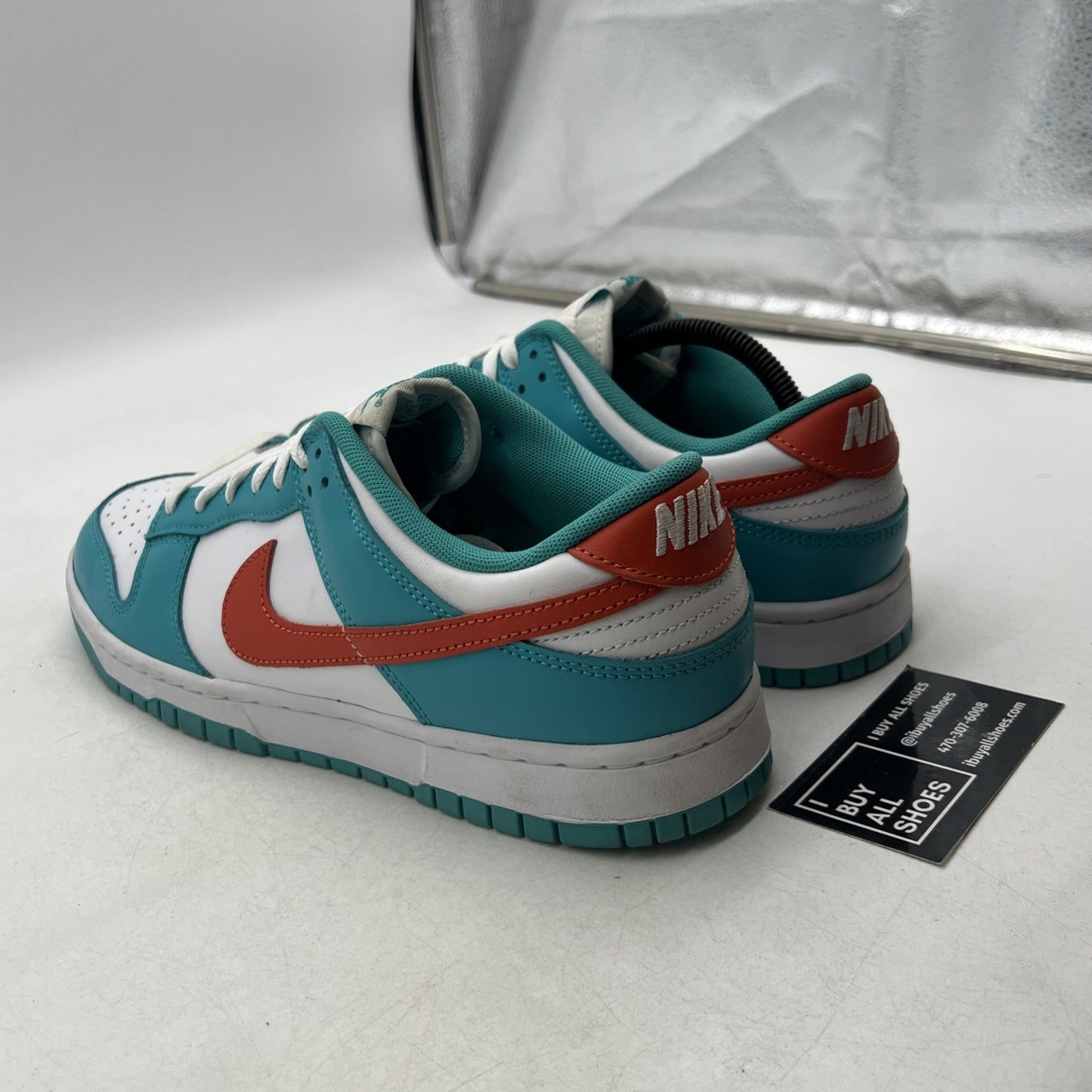 Size 10.5 - Nike Dunk Low Miami Dolphins (DV0833-102)