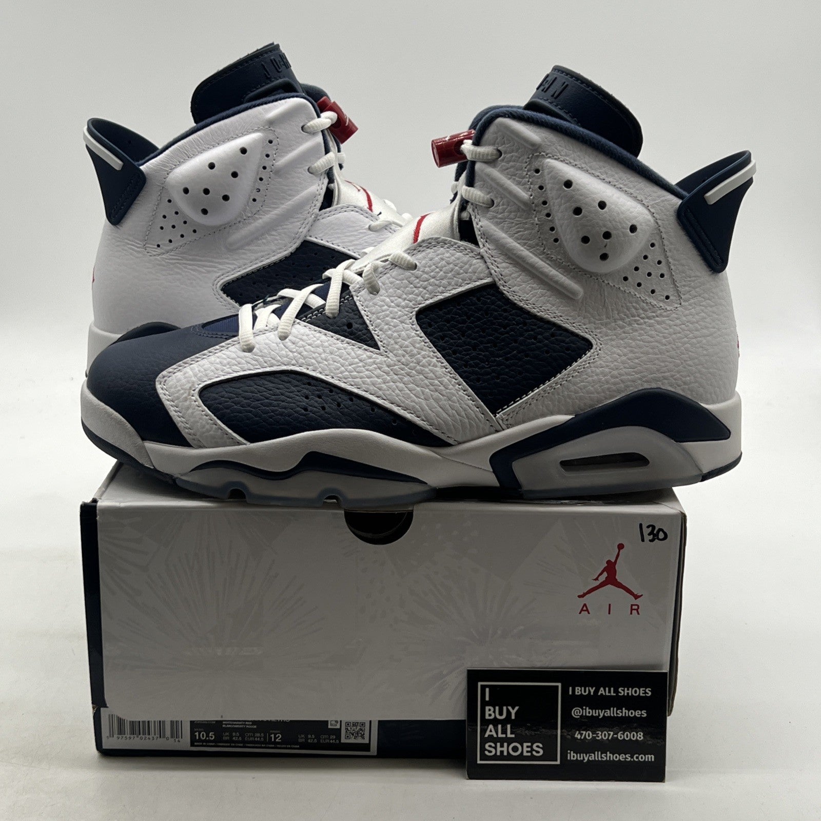 Size 10.5 - Air Jordan 6 Retro 2024 Olympic (CT8529-164)