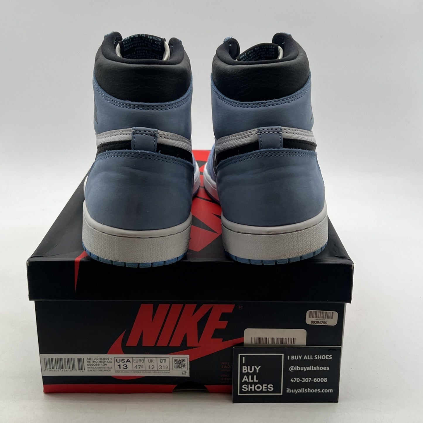 Size 13 - Air Jordan 1 Retro OG High University Blue (555088-134)