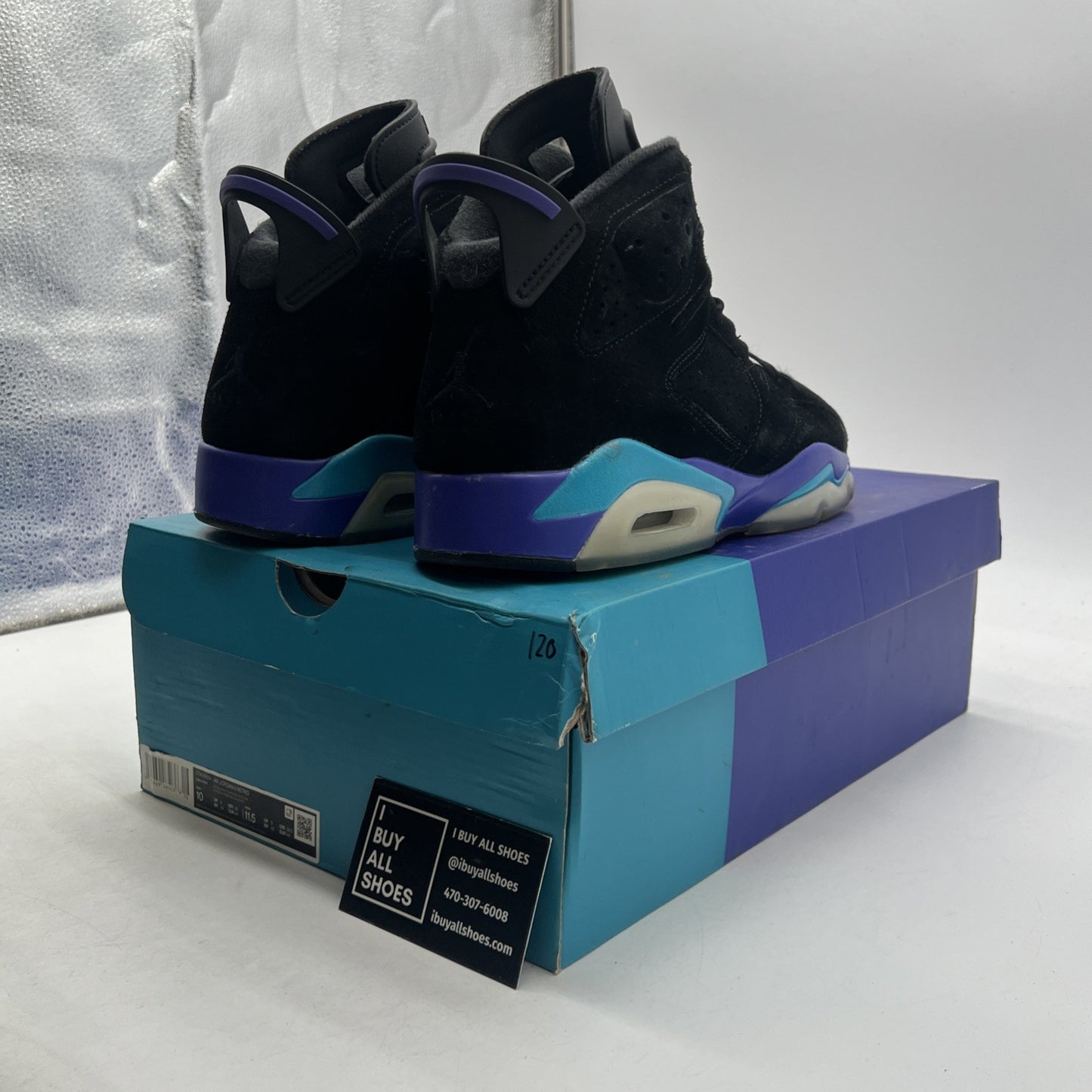 Size 10 - Air Jordan 6 Retro Aqua (CT8529-004)