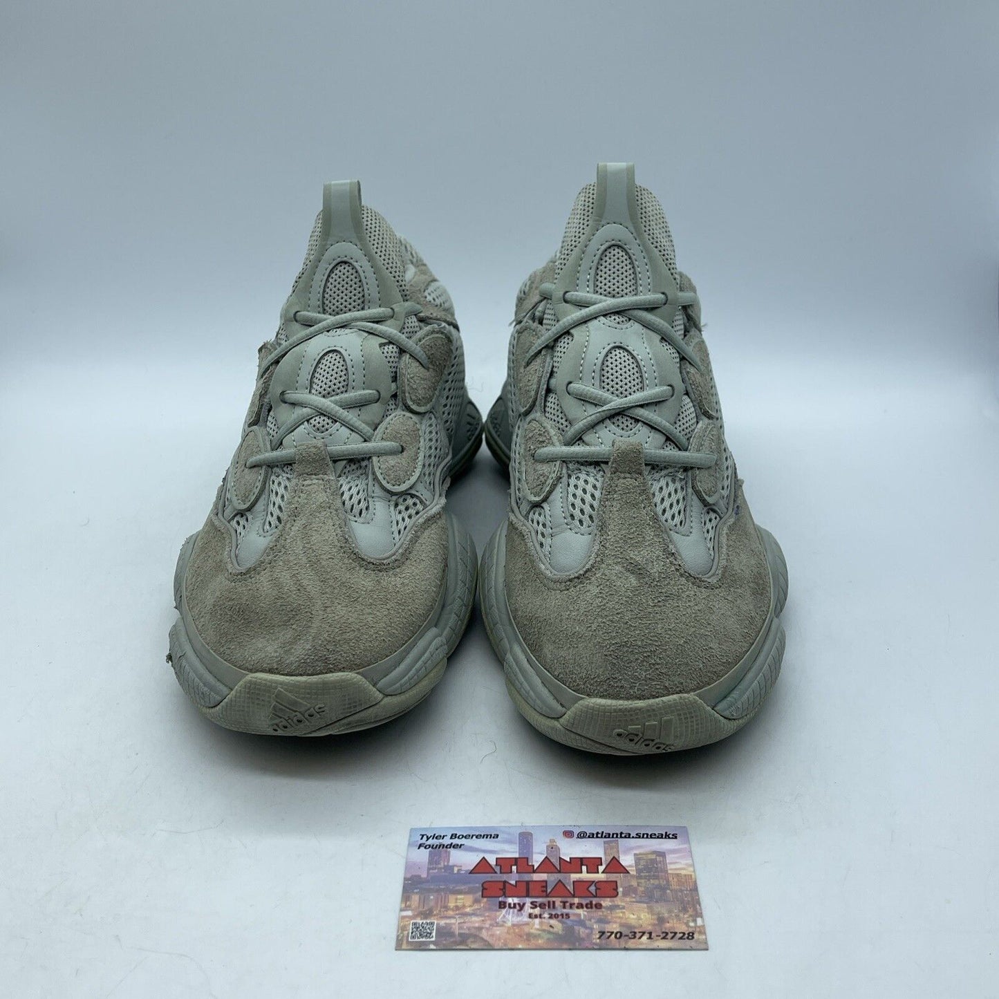 Size 10 - adidas Yeezy 500 Salt Grey Brown Suede Leather (EE7287)