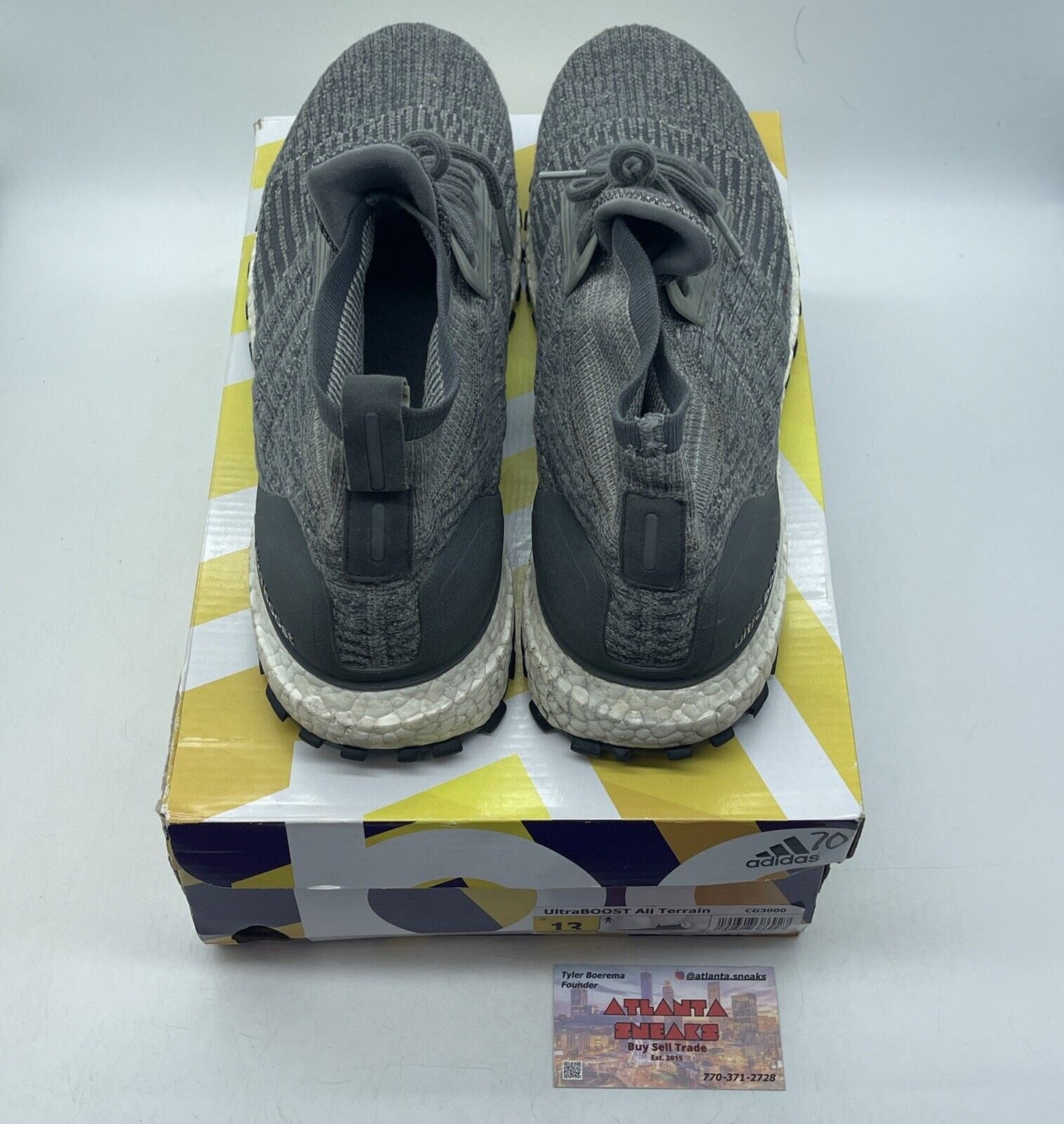 Size 13 - adidas UltraBoost ATR Mid Grey White (CG3000)