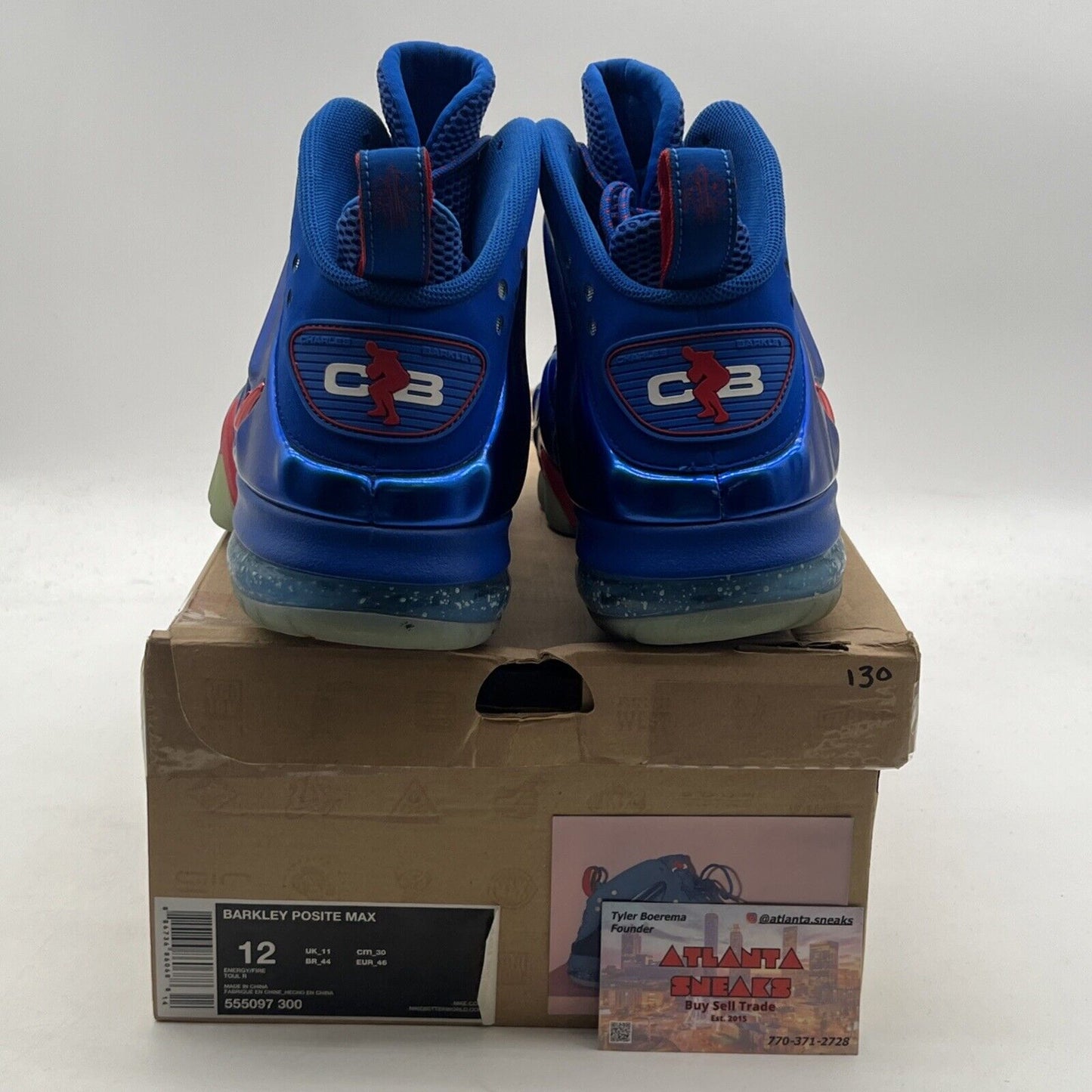 Size 12 - Nike Barkley Posite Max Sixers (555097-300)