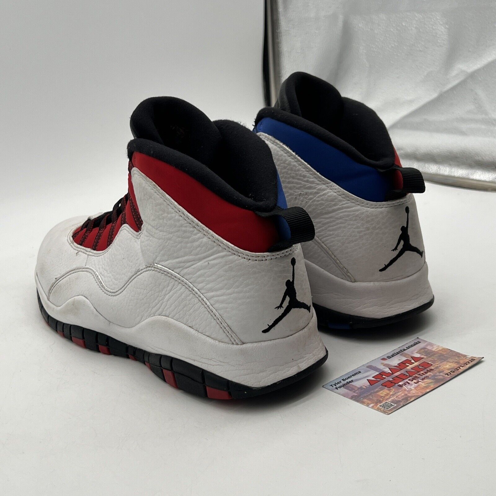 Size 12 - Air Jordan 10 Westbrook Class of 2006 Black White Red Blue 310805-160