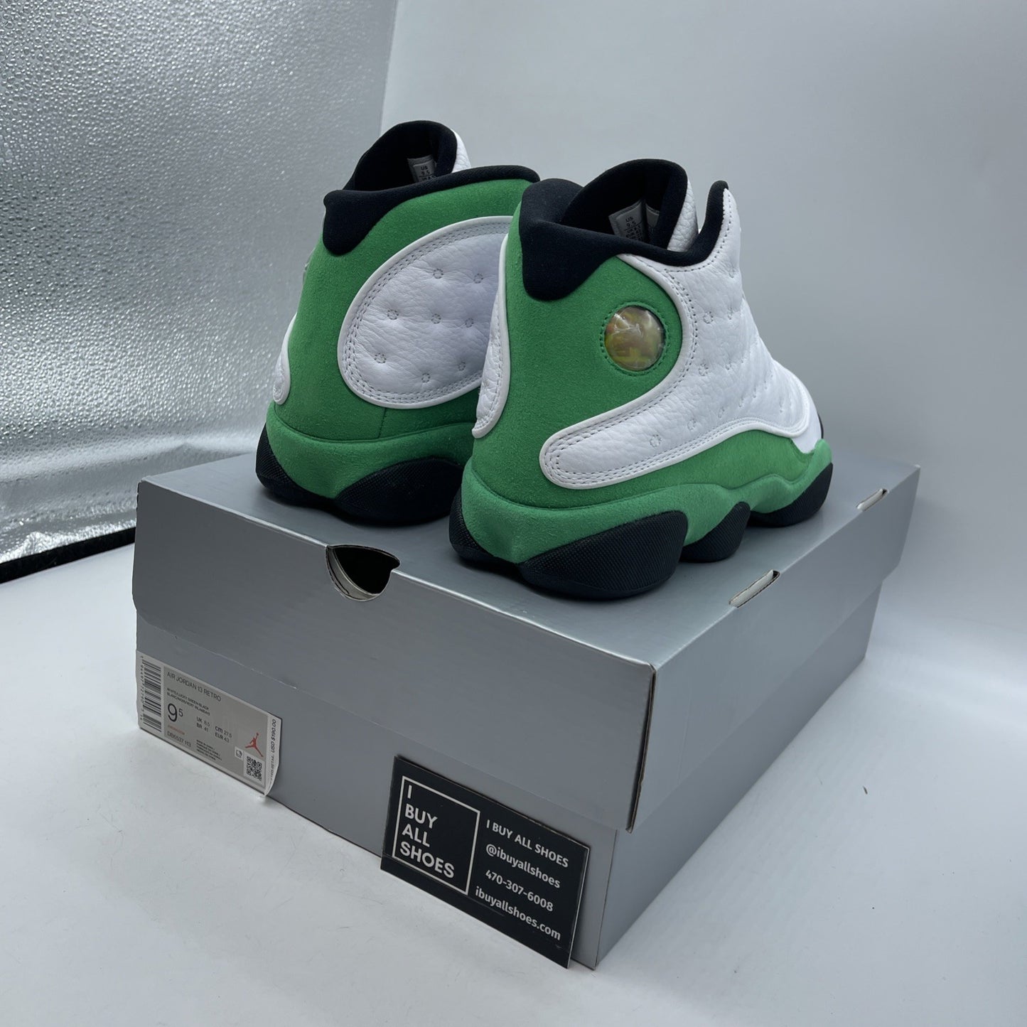 Size 9.5 - Air Jordan 13 Retro Lucky Green 2020 - (DB6537-113)