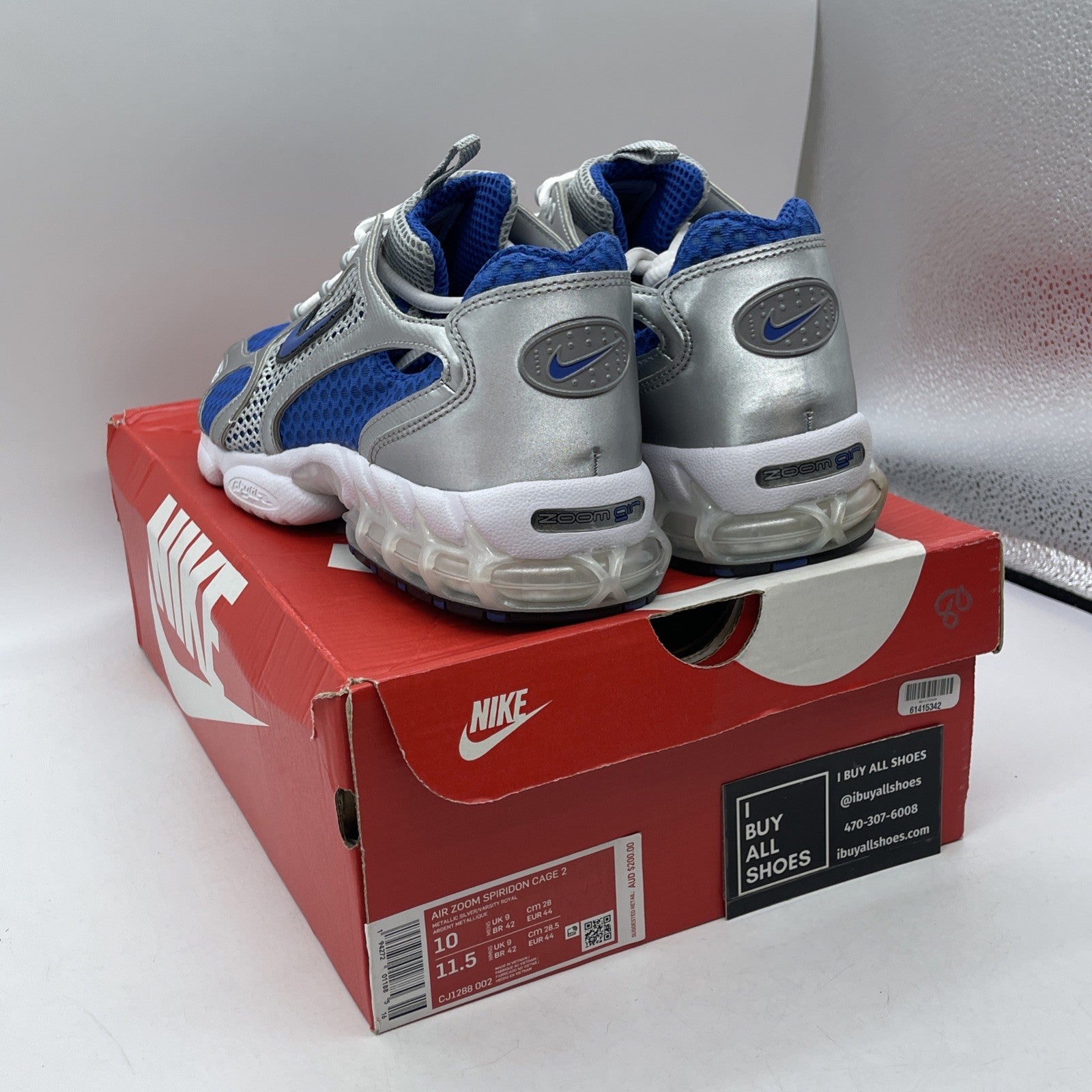 Size 10 - Nike Zoom Spiridon Cage 2 2020 Varsity Royal Blue (CJ1288-002)