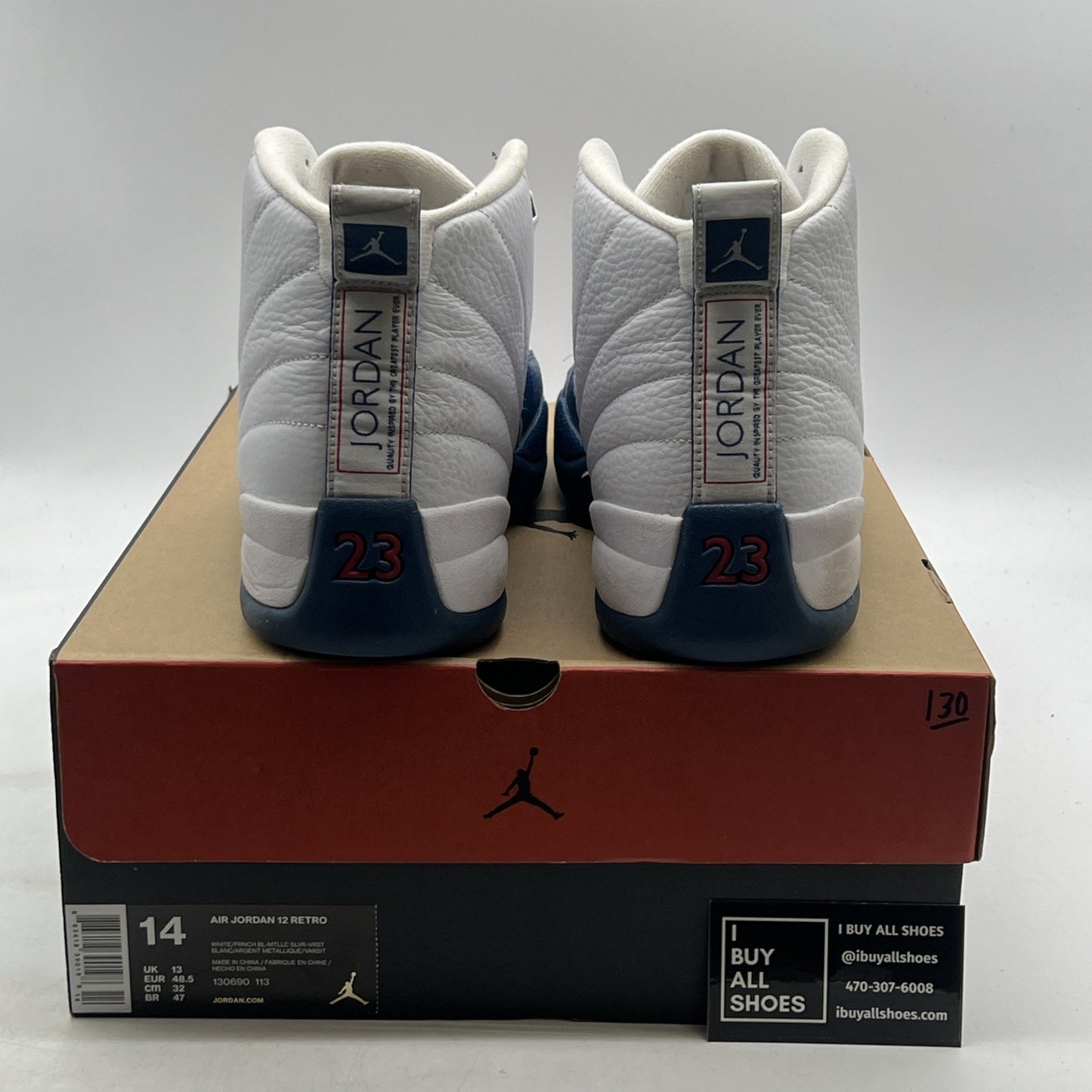 Size 14 - Air Jordan 12 Retro French Blue 2016 (130690-113)