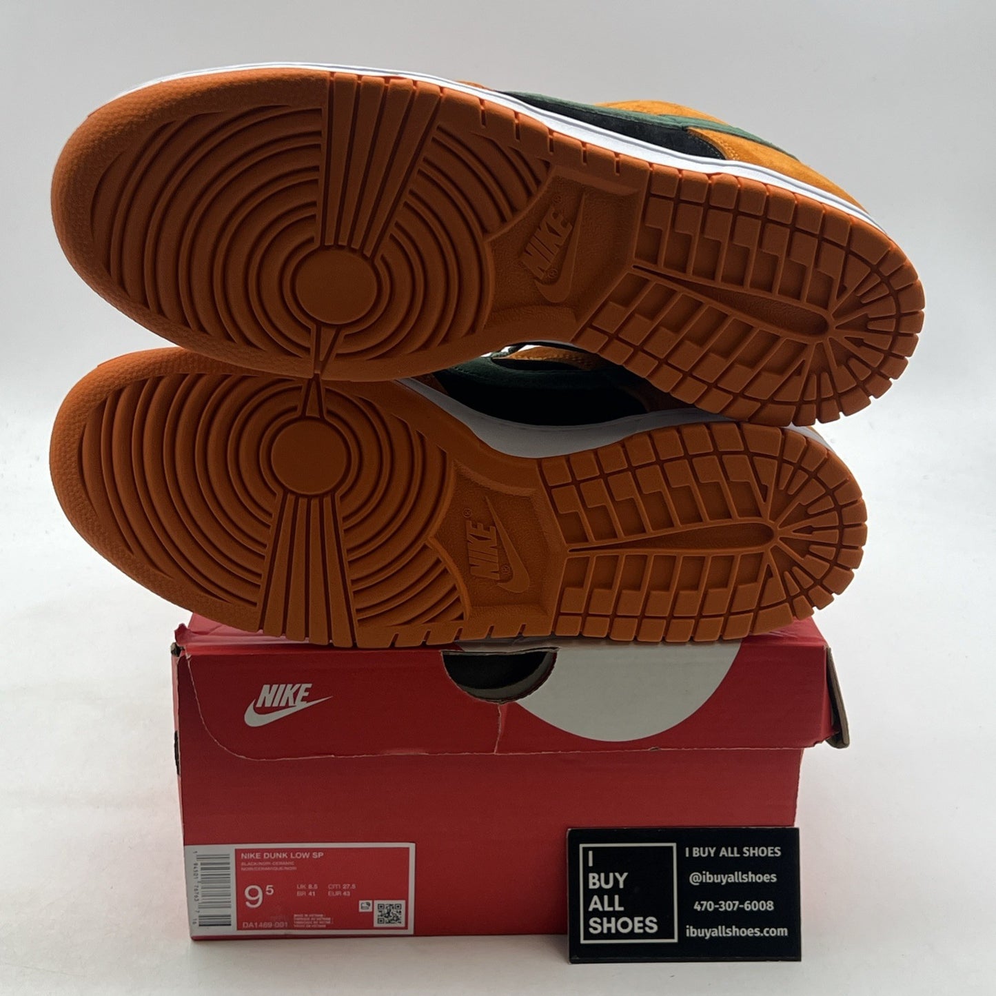 Size 9.5 - Nike Dunk SP Retro 2020 Low Ceramic (DA1469-001)