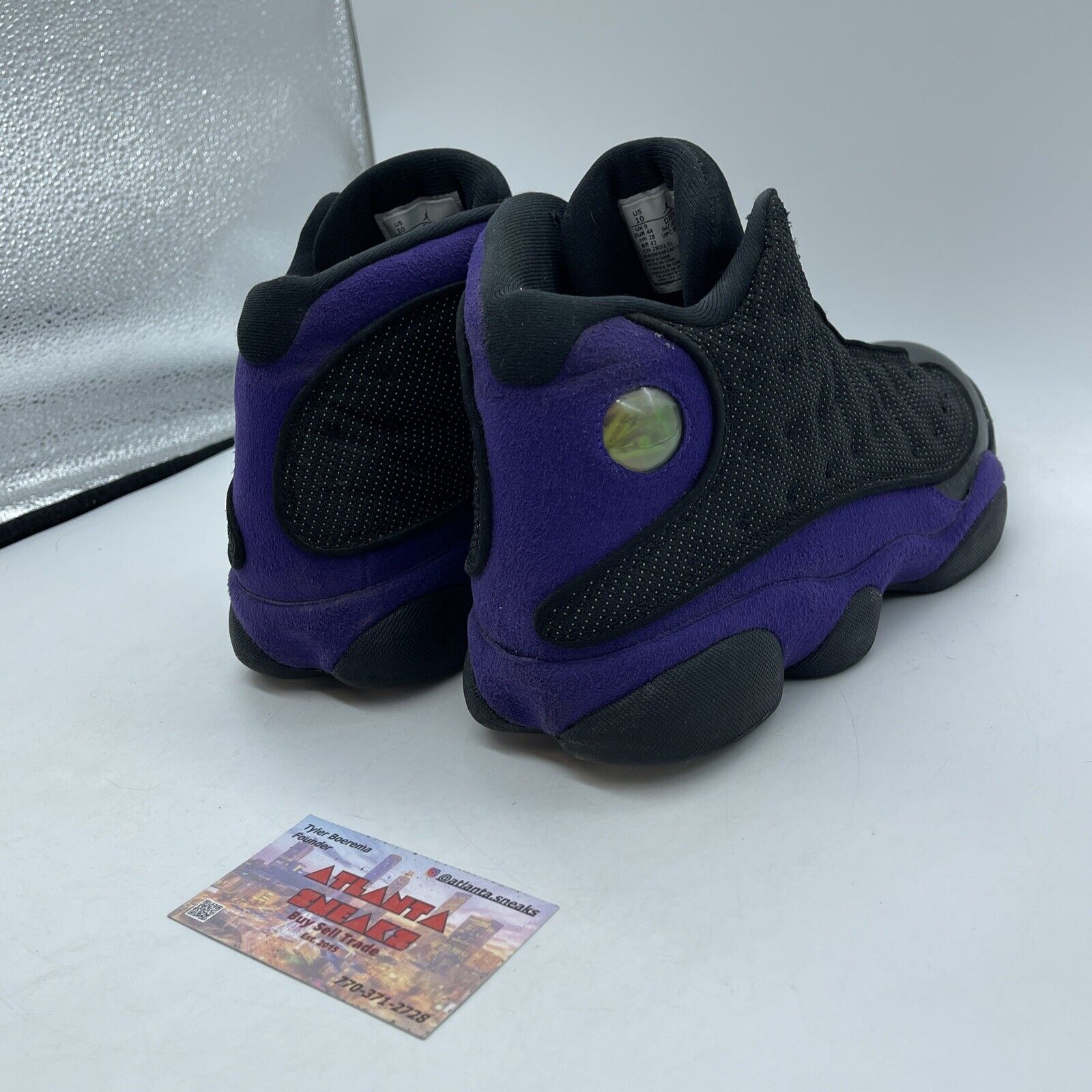 Size 10 - Jordan 13 Retro Court Purple Black Suede Leather (DJ5982-015)