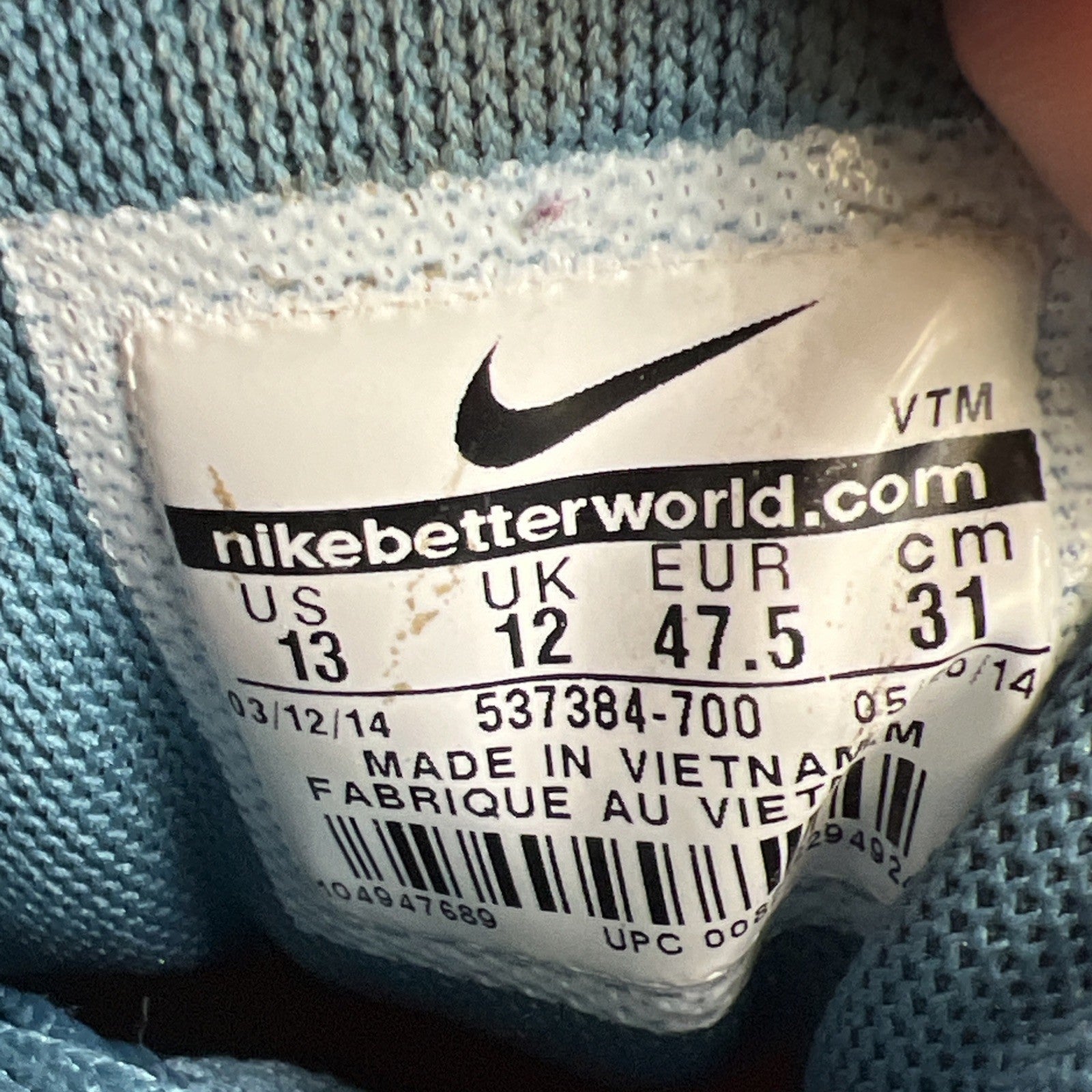 Size 13 - Nike Air Max 90 Essential Gold (537384-700)