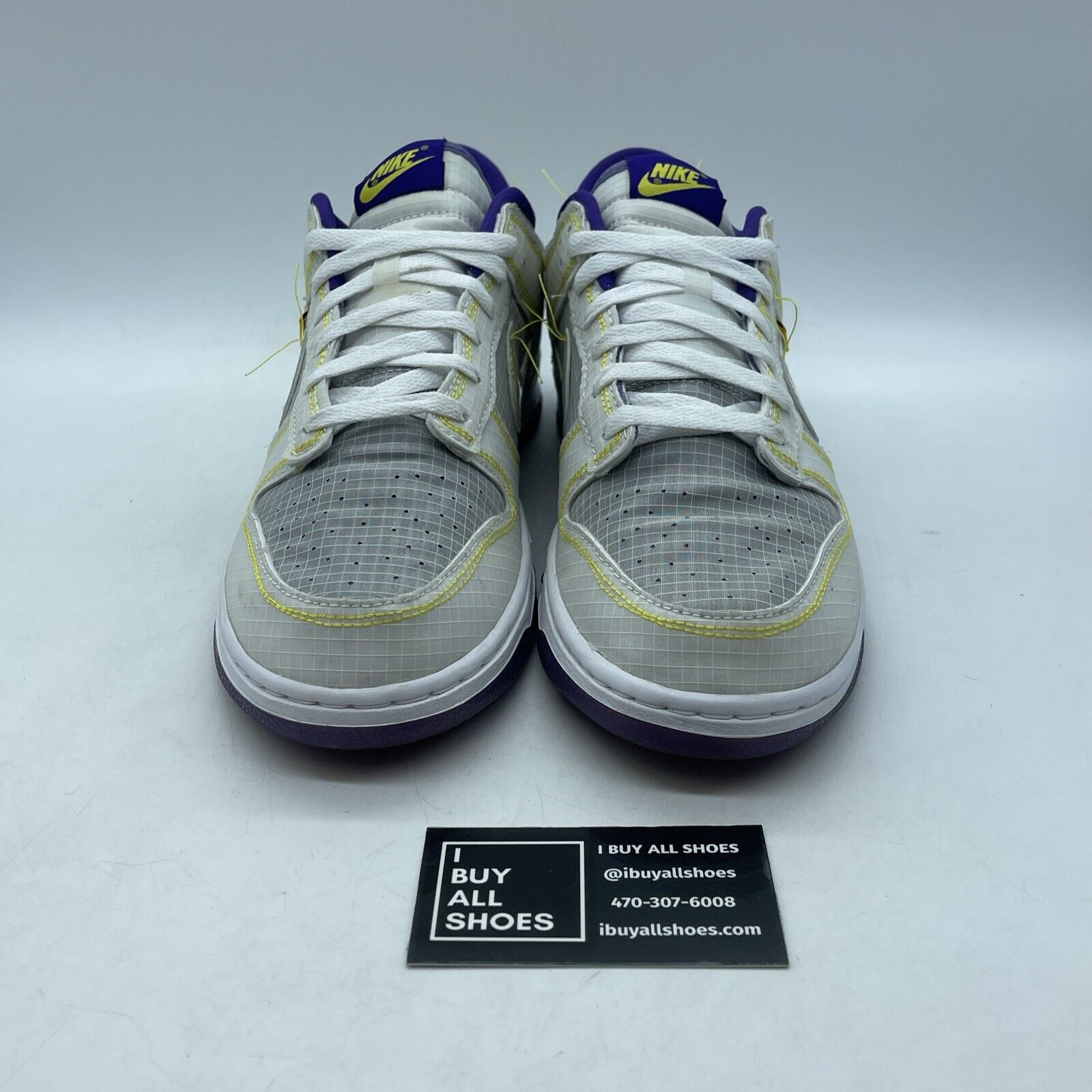 Size 9 - Nike Union LA x Dunk Low Passport Pack Court Purple (DJ9649-500)