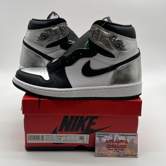 Size 10W - Air Jordan 1 High OG Metallic Silver (CD0461-001)