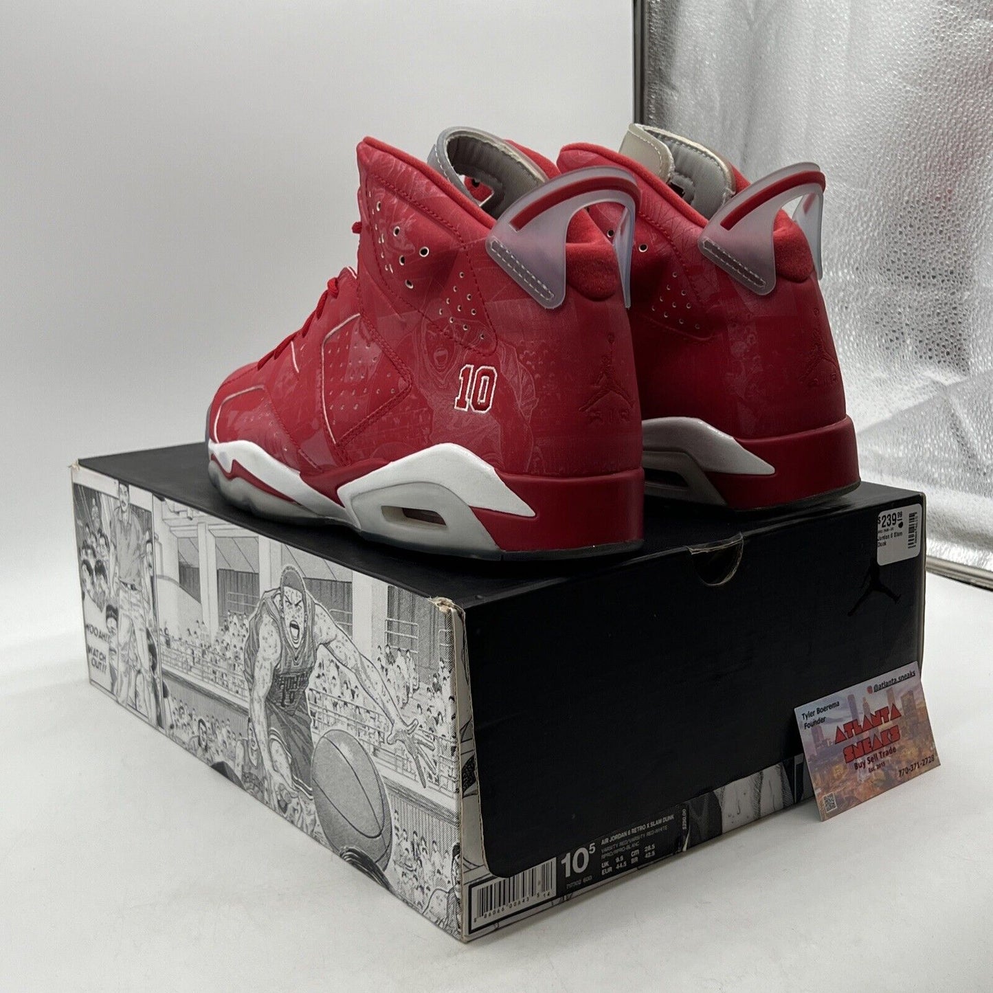 Size 10.5 - Air Jordan 6 Retro Slam Dunk (717302-600)