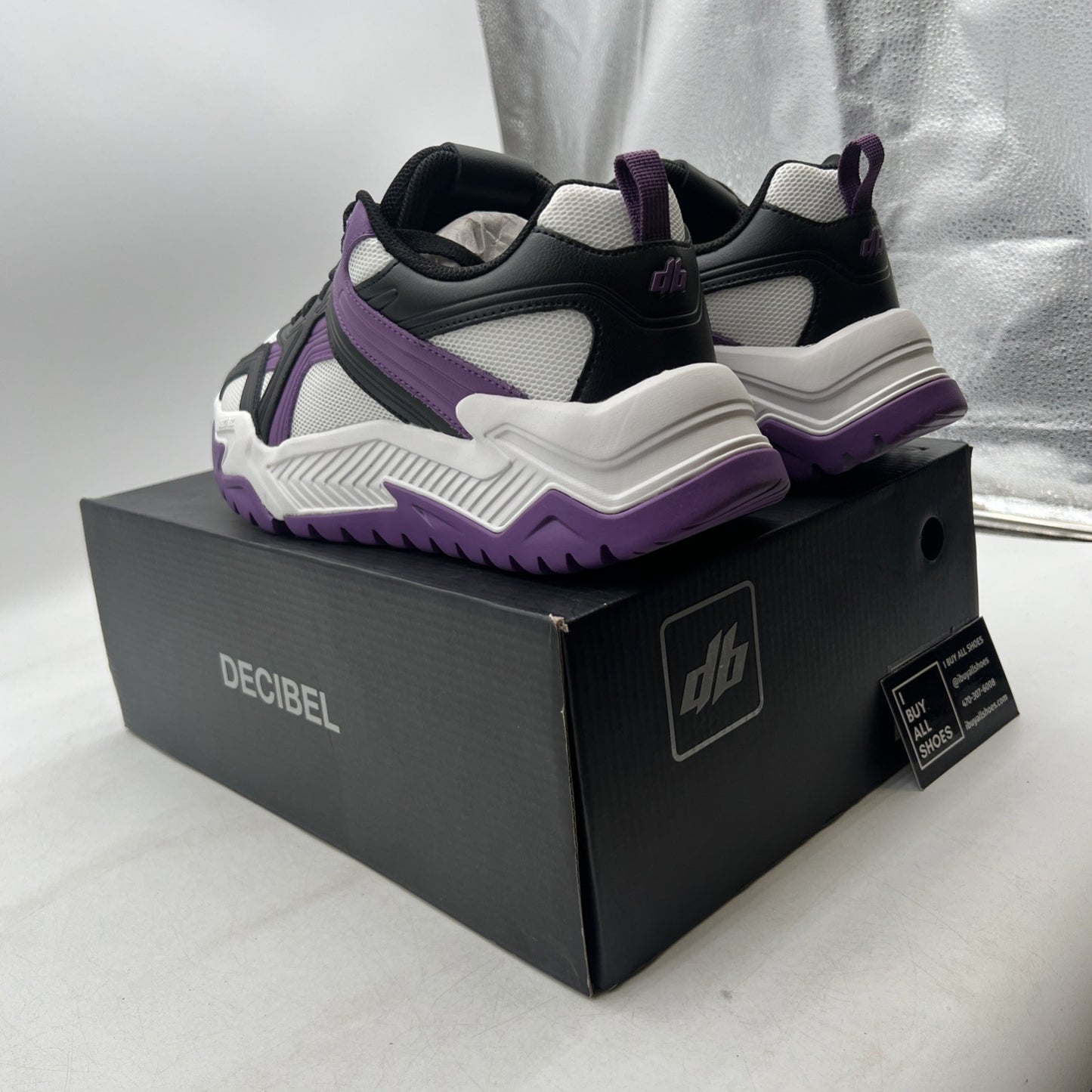 Size 12 - Decibel White, Purple And Black