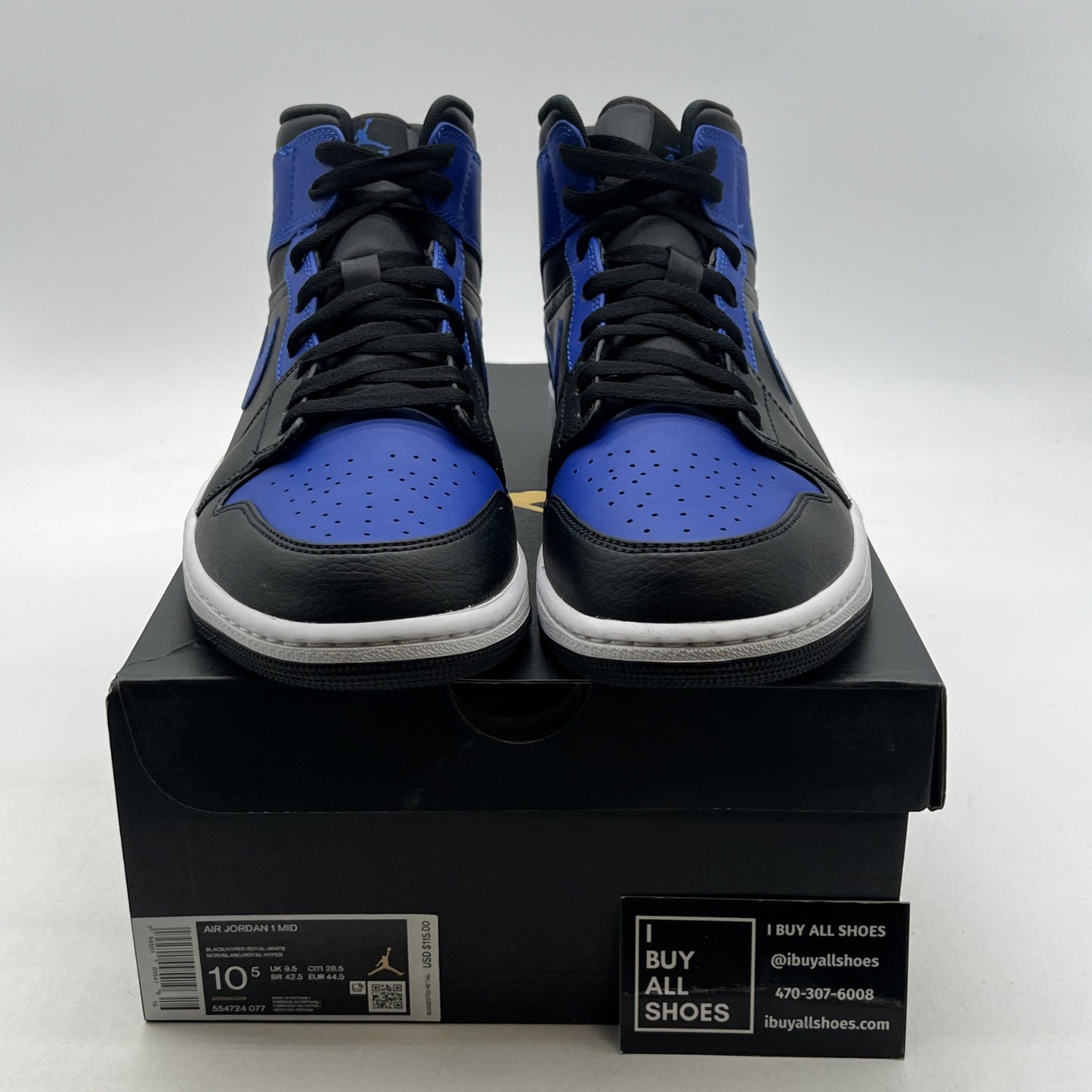 Size 10.5 - Air Jordan 1 Mid Orlando Magic (554724-007)