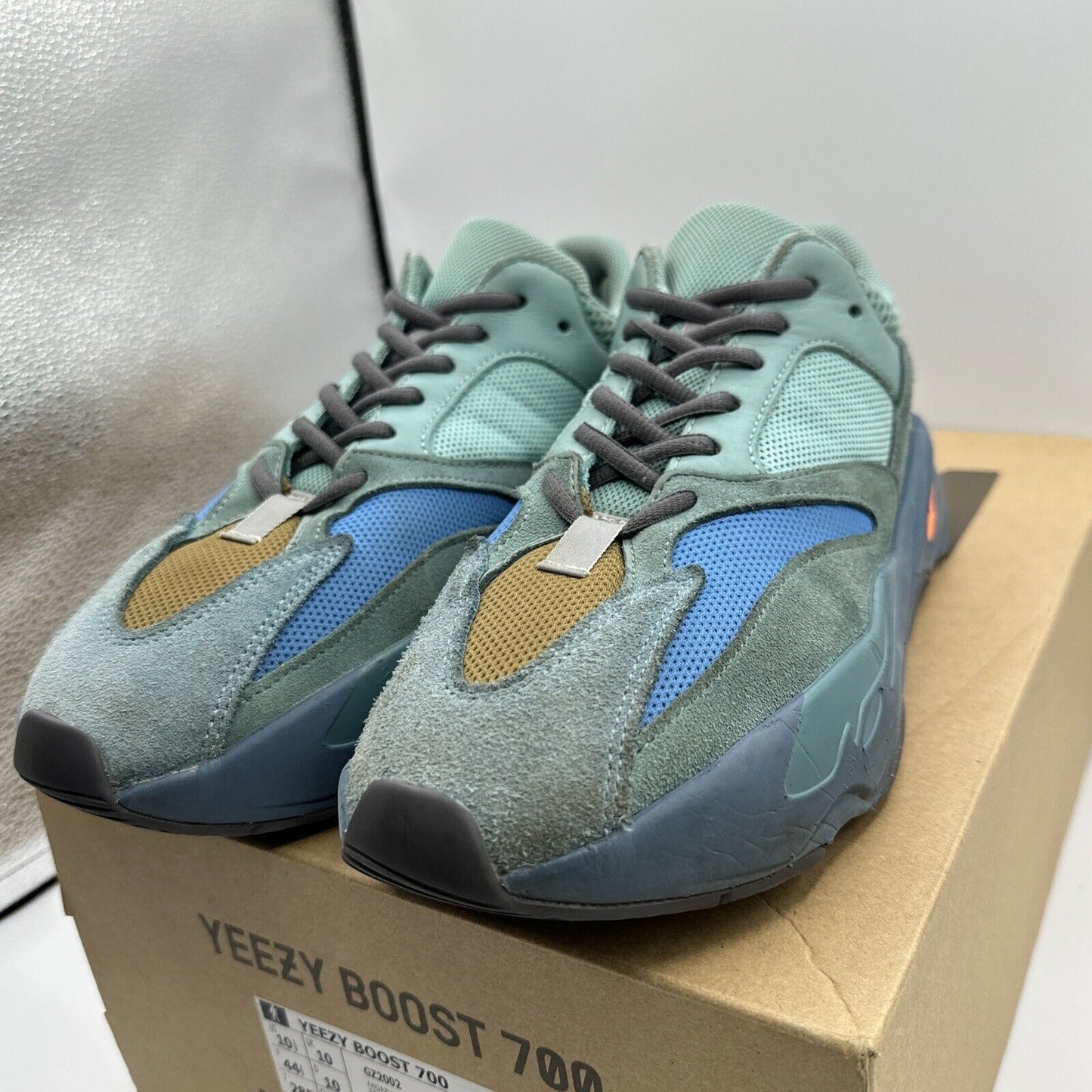 Size 10.5 -  adidas Yeezy Boost 700 Faded Azure - GZ2002