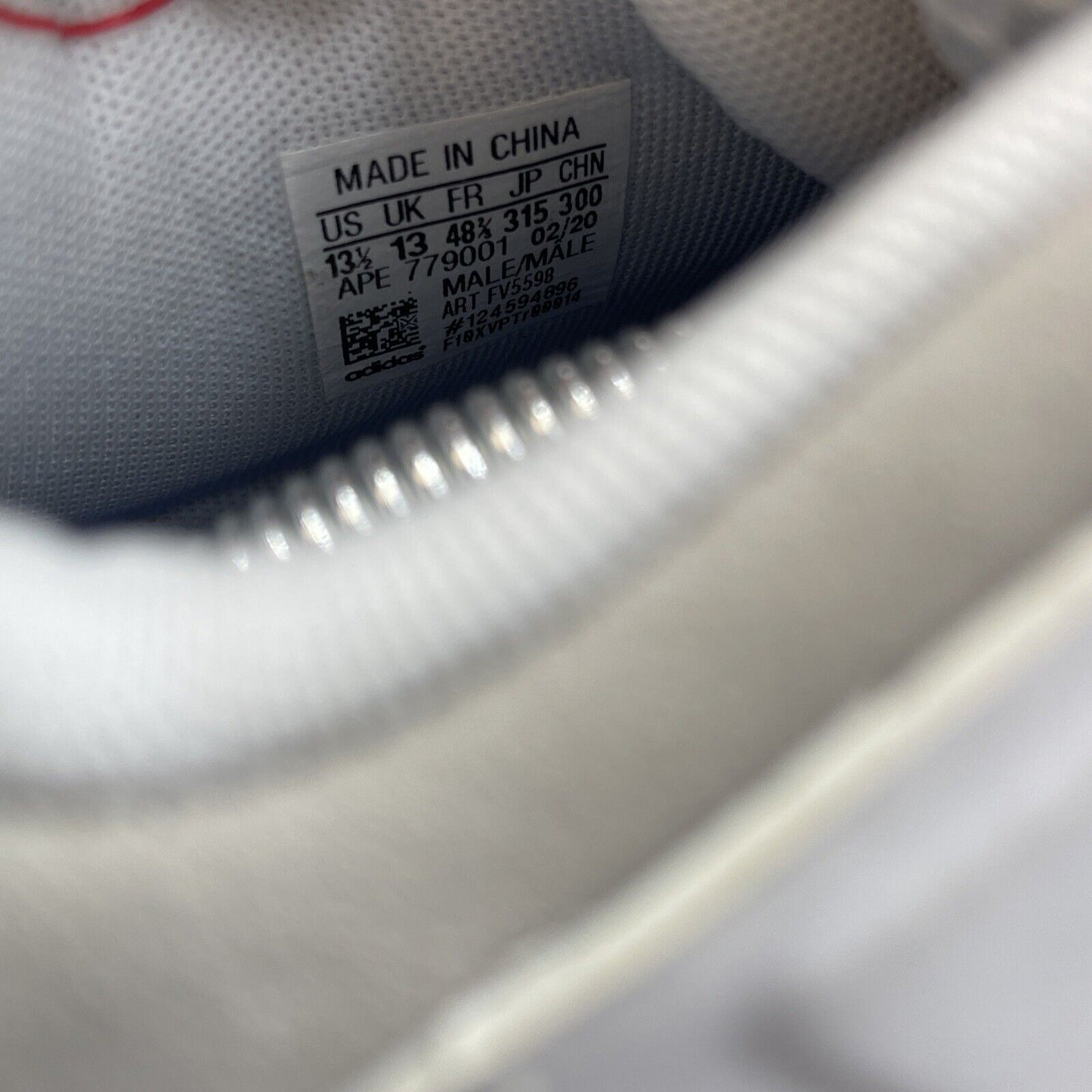 Size 13.5 - adidas Harden Vol. 4 Question Red Brown White Suede Leather (FV5598)