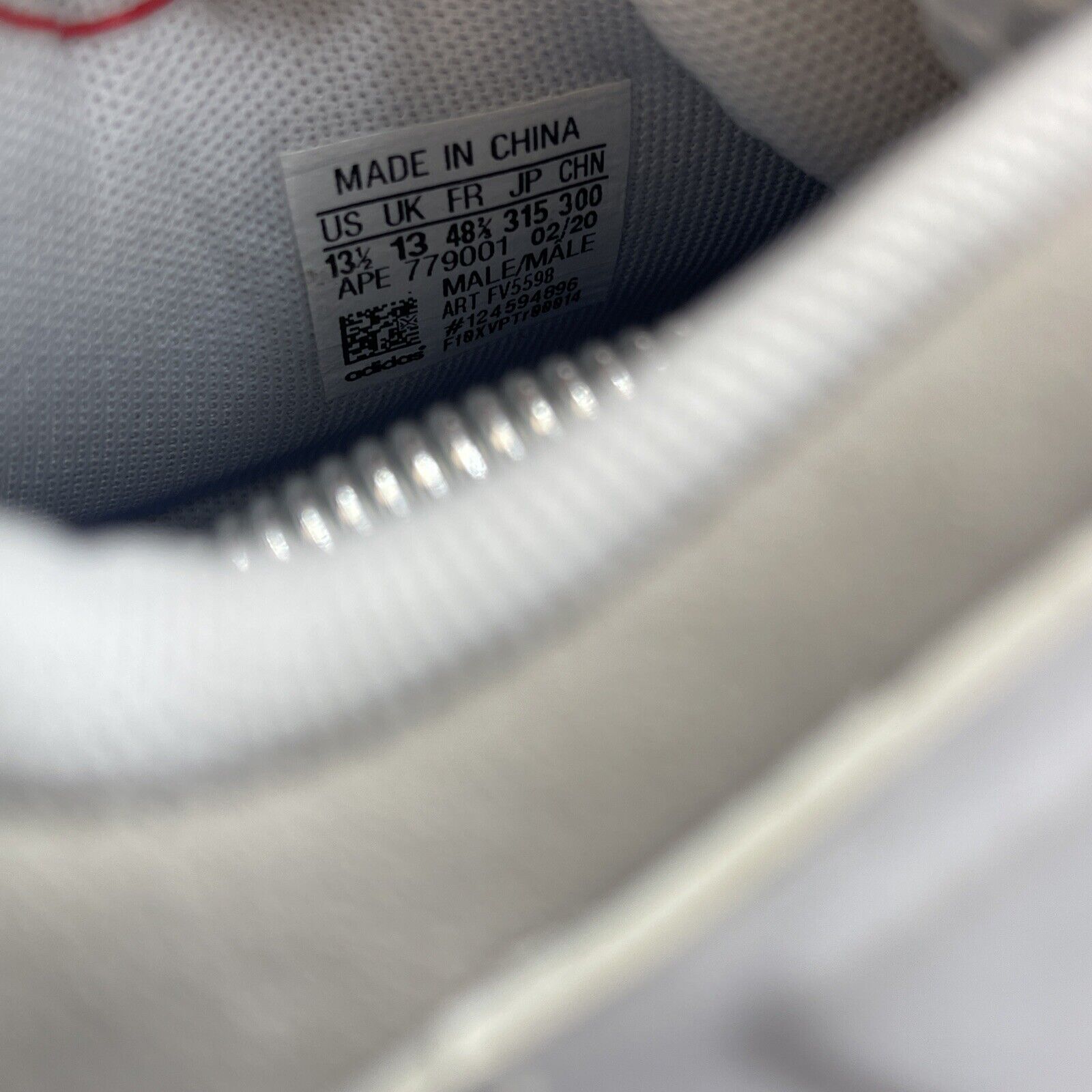 Size 13.5 - adidas Harden Vol. 4 Question Red Brown White Suede Leather (FV5598)