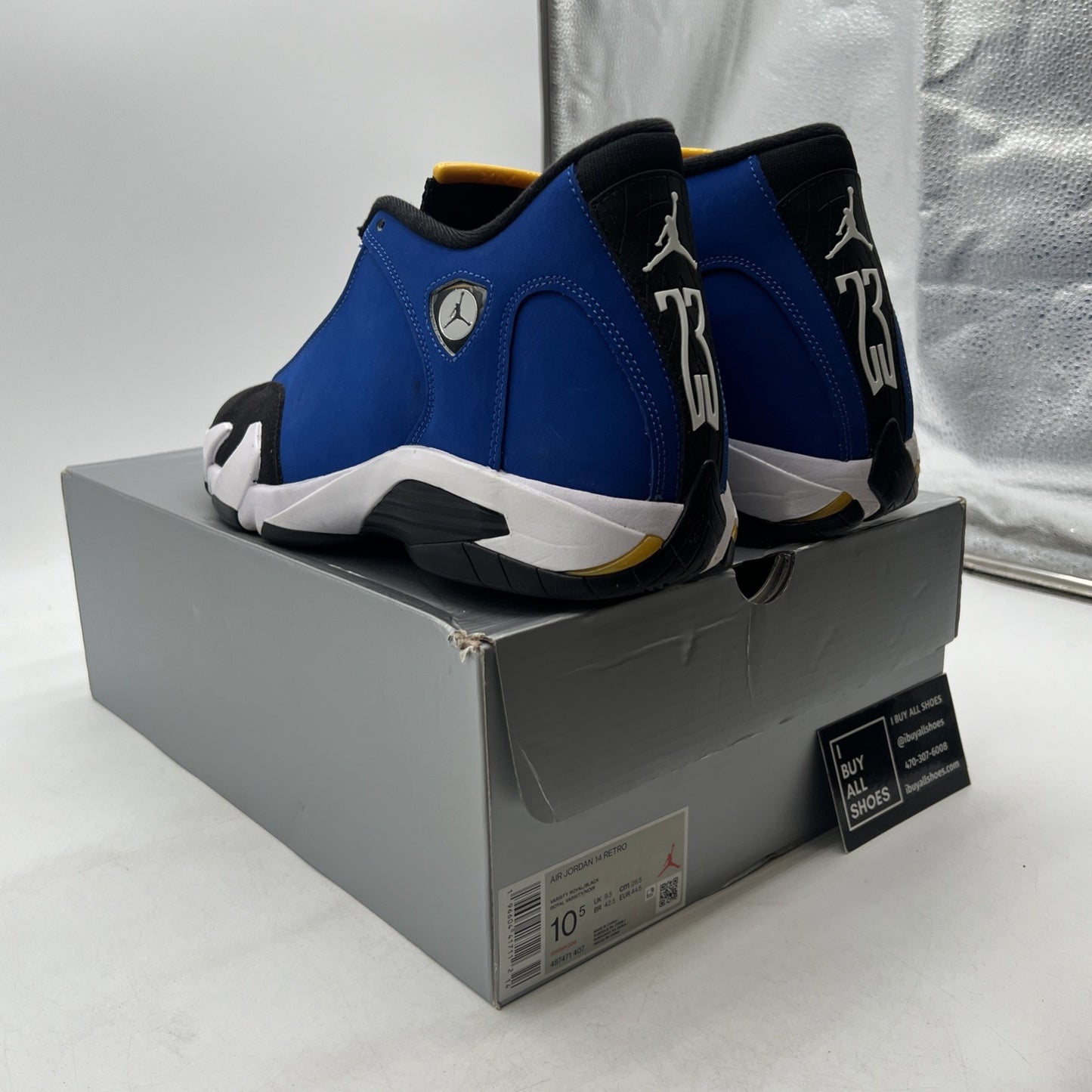 Size 10.5 - Air Jordan 14 Retro Laney (487471-407)