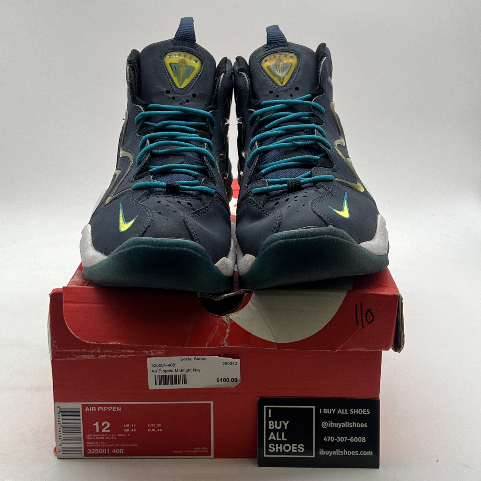 Size 12 - Nike Air Pippen Midnight Navy (325001-400)