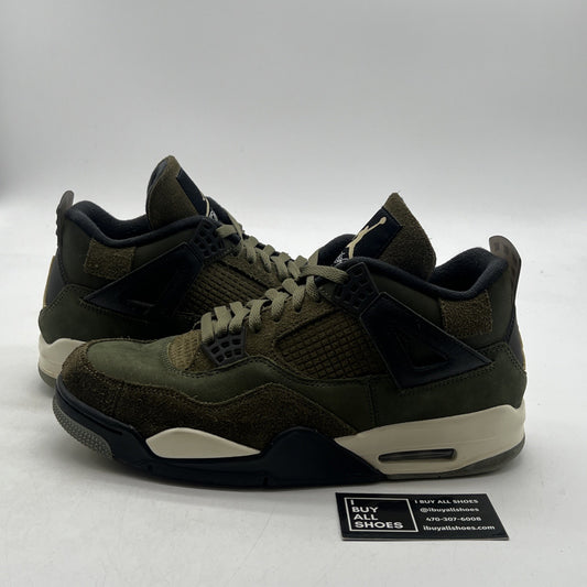 Size 10.5 - Air Jordan 4 SE Retro Low Craft - Olive (FB9927-200)