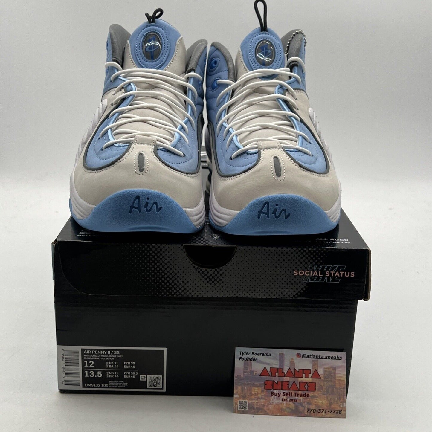 Size 12 - Nike Social Status x Air Penny 2 Playground University Blue DM9132-100