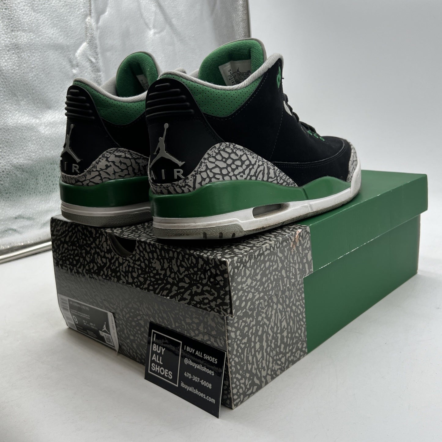 Size 9 - Air Jordan 3 Retro Mid Pine Green (CT8532-030)