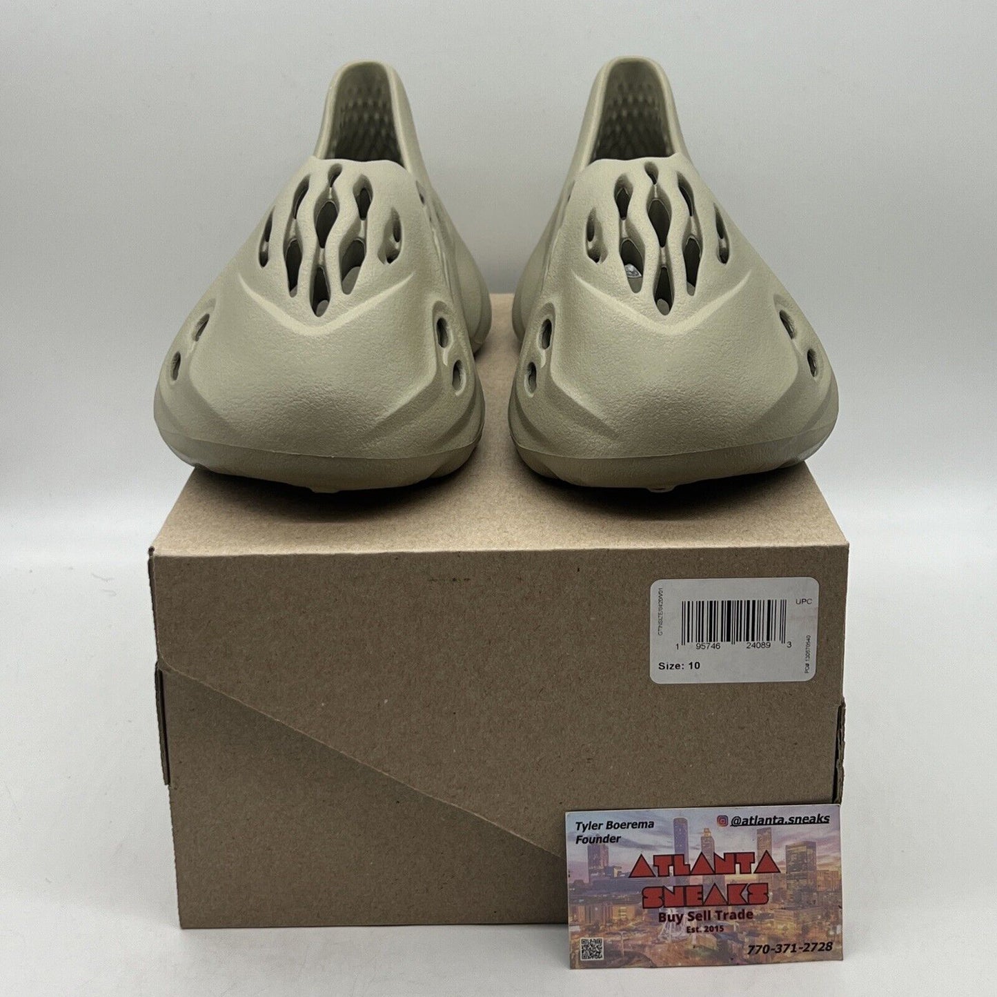 YEEZY FOAM RNR Stone Salt Size 13M GV6840 Adidas Brand New Og All