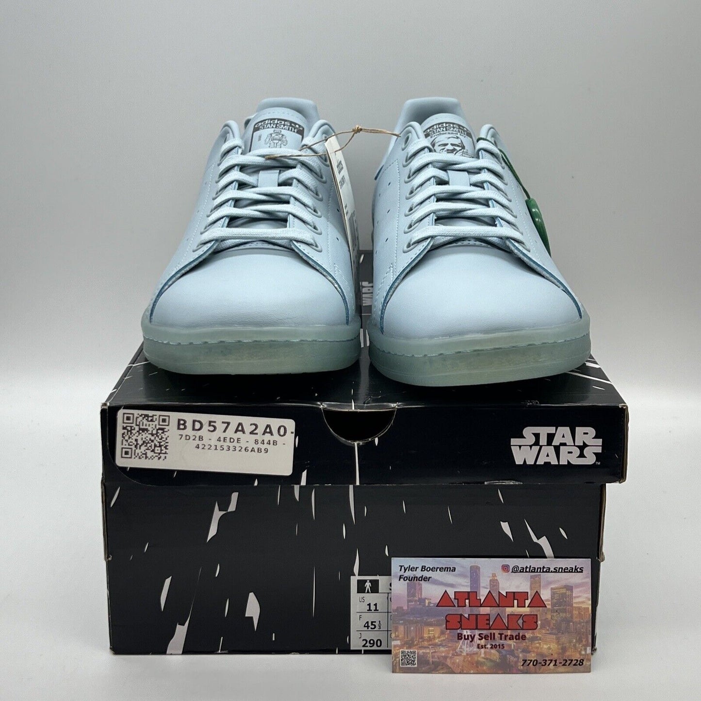 Size 10.5 - adidas Stan Smith Boba Fett 2022 Brand New Og All