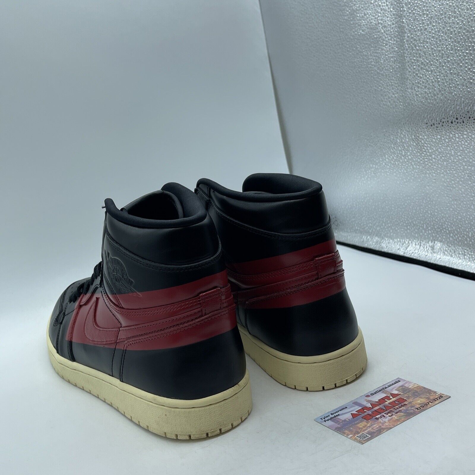 Size 13 - Air Jordan 1 Retro OG High Couture White Black Red (BQ6682-006)
