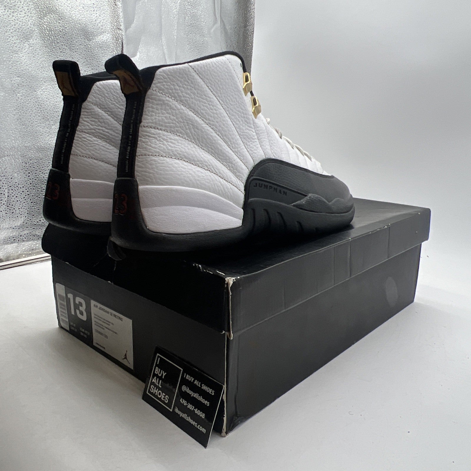 Size 13 - Air Jordan 12 Retro taxi release 2013 (130690-125)