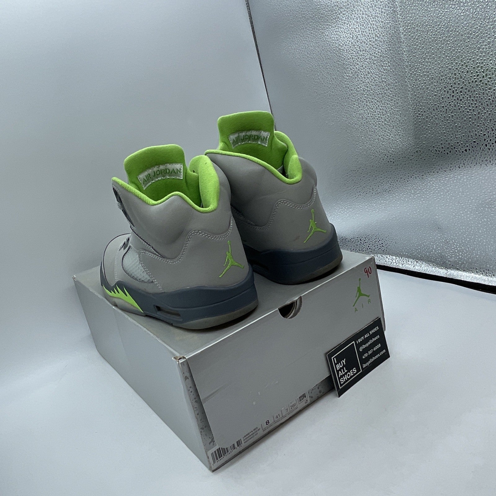 Size 8 - Air Jordan 5 Retro Green Bean (DM9014-003)