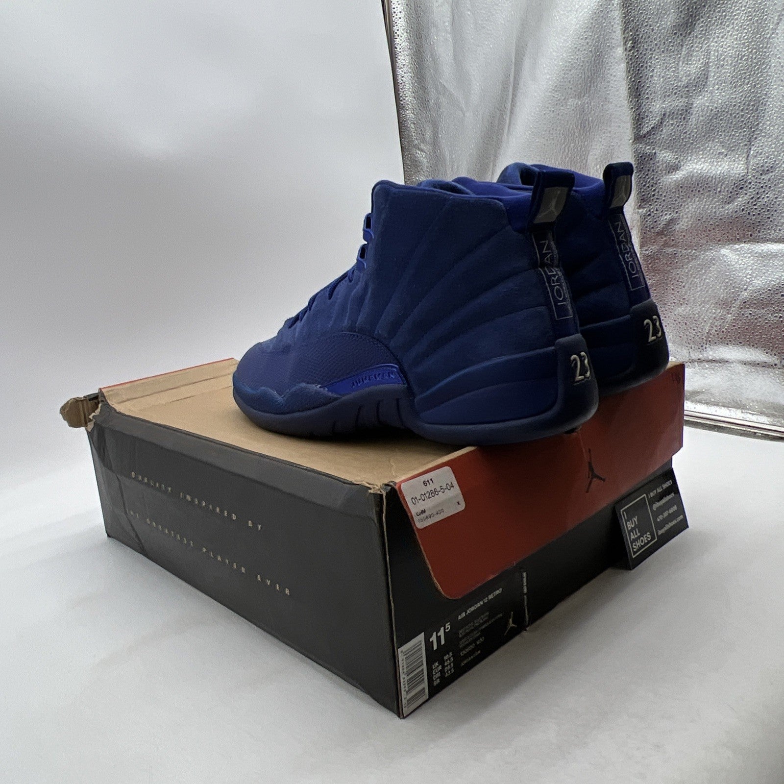 Size 11.5 - Air Jordan 12 Retro Deep Royal (130690-400)
