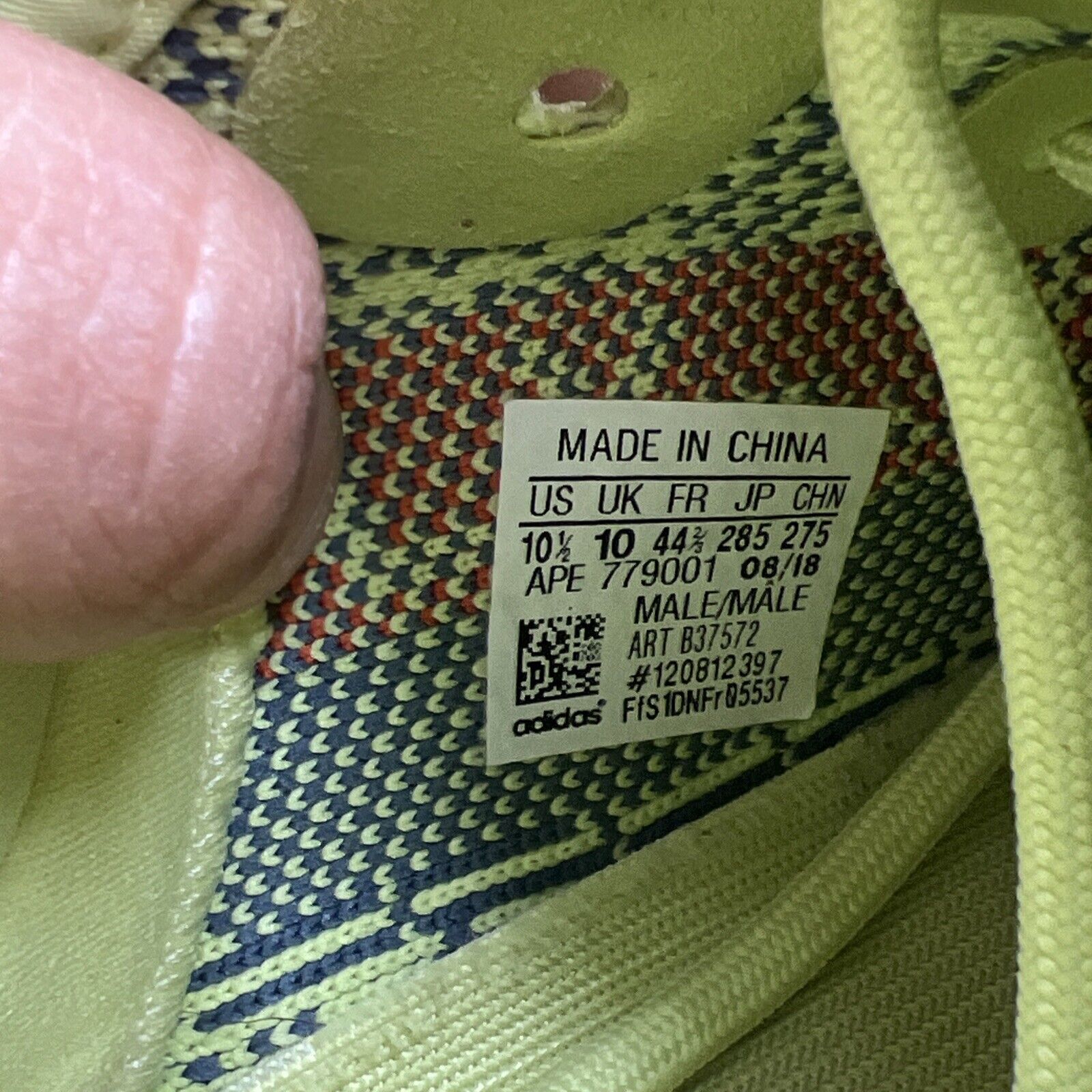 Size 10.5 - adidas Yeezy Boost 350 V2 Low Semi Frozen Yellow (B37572)