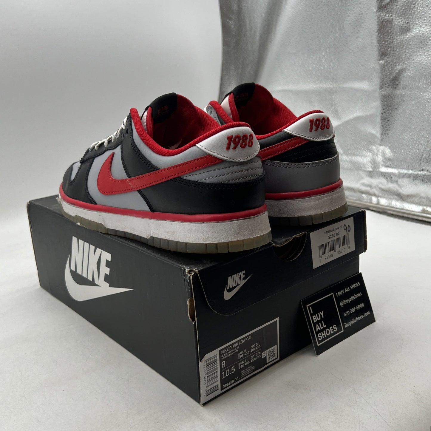 Size 9 - Nike Clark Atlanta University x Dunk Low Panthers (DR6189-001)