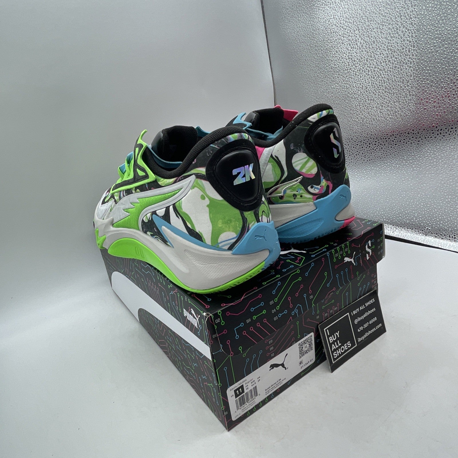 Size 11 - NBA 2K x Puma Scoot Zeros 2 Mismatched (311349-01)