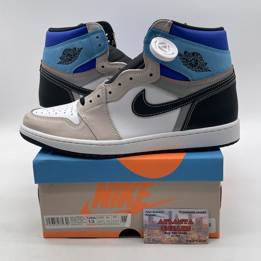Size 13 - Air Jordan 1 Retro OG High Prototype Black Suede Leather (DC6515-100)