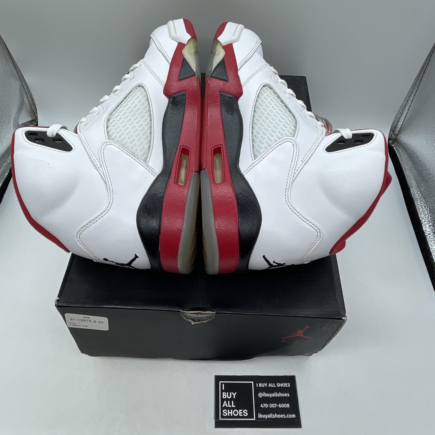 Size 9.5 - Air Jordan 5 Retro 2013 Fire Red (136027-120)