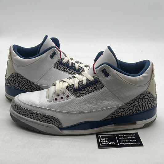 Size 14 - Air Jordan 3 Retro 2011 True Blue (136064-104)