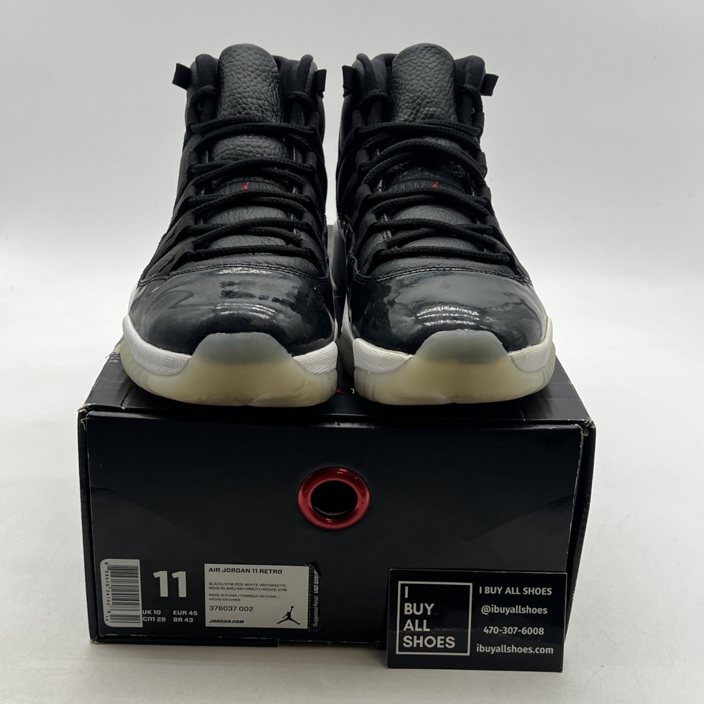 Size 11 - Air Jordan 11 Retro 72-10 2015 (378037-002)