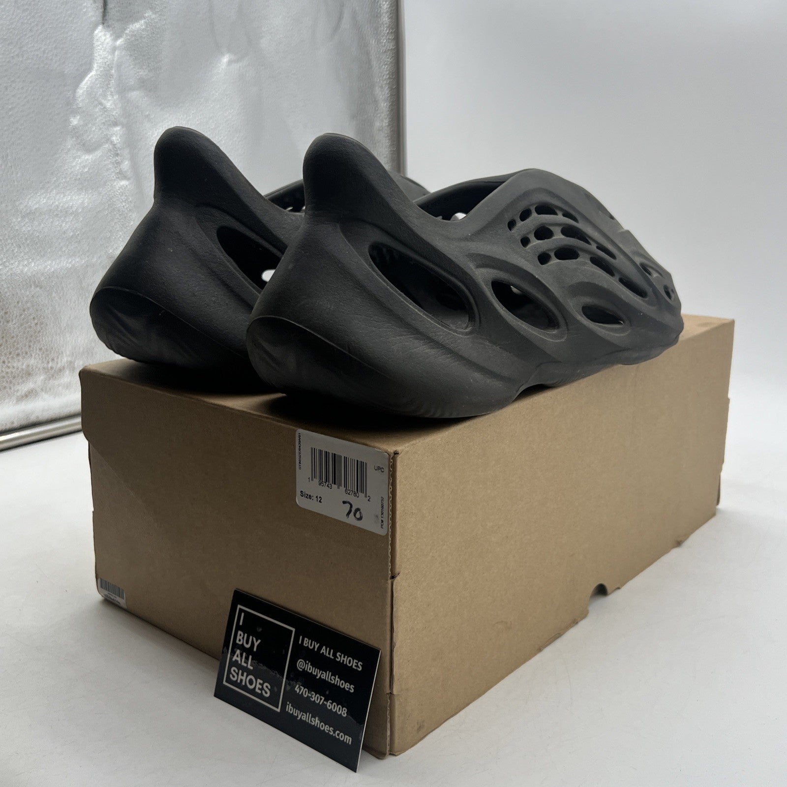 Size 12 - adidas YZY Yeezy Foam Runner 'Onyx' Men's (HP8739)