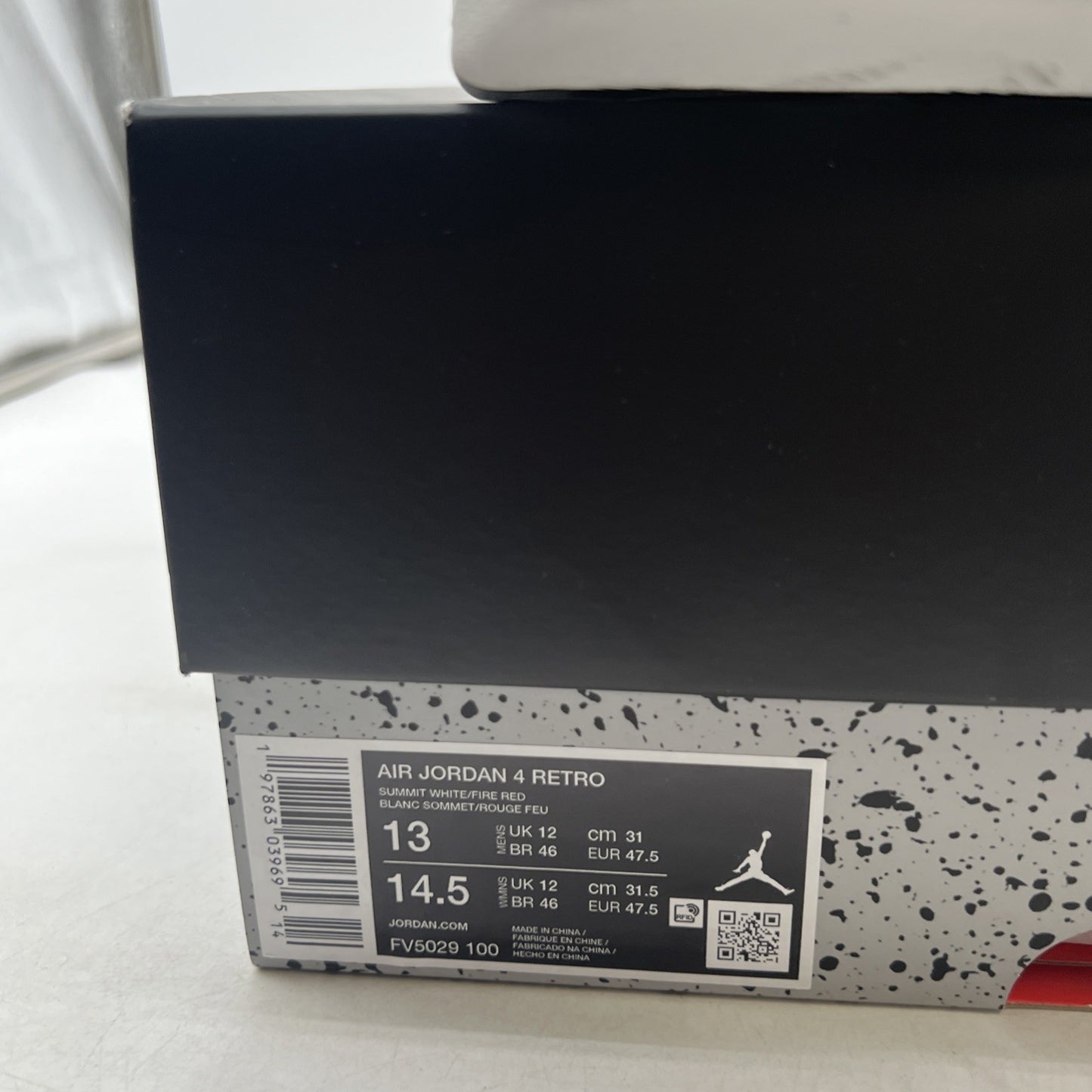 Size 13 - Air Jordan 4 Retro OG 2025 White Cement (FV5029-100)