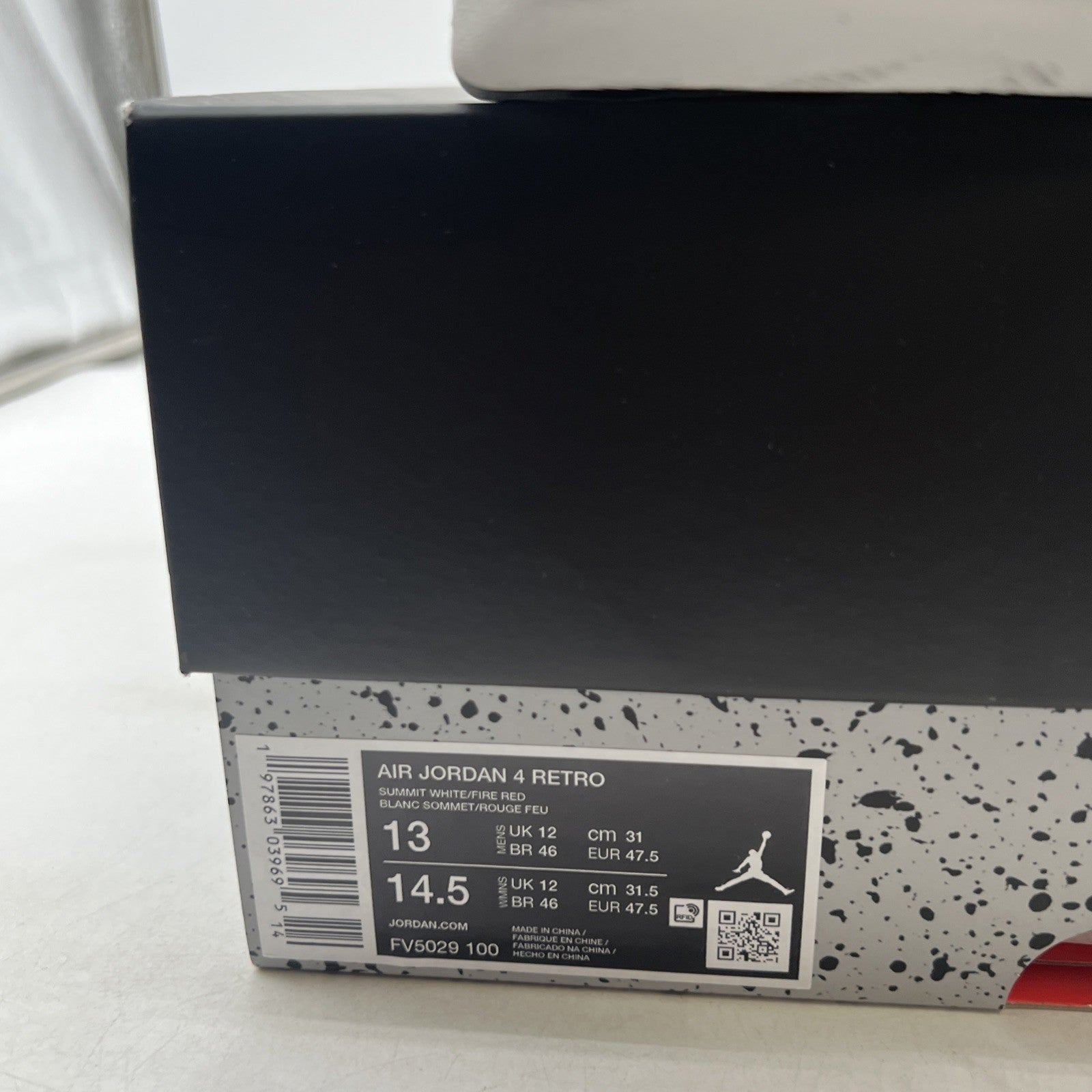 Size 13 - Air Jordan 4 Retro OG 2025 White Cement (FV5029-100)