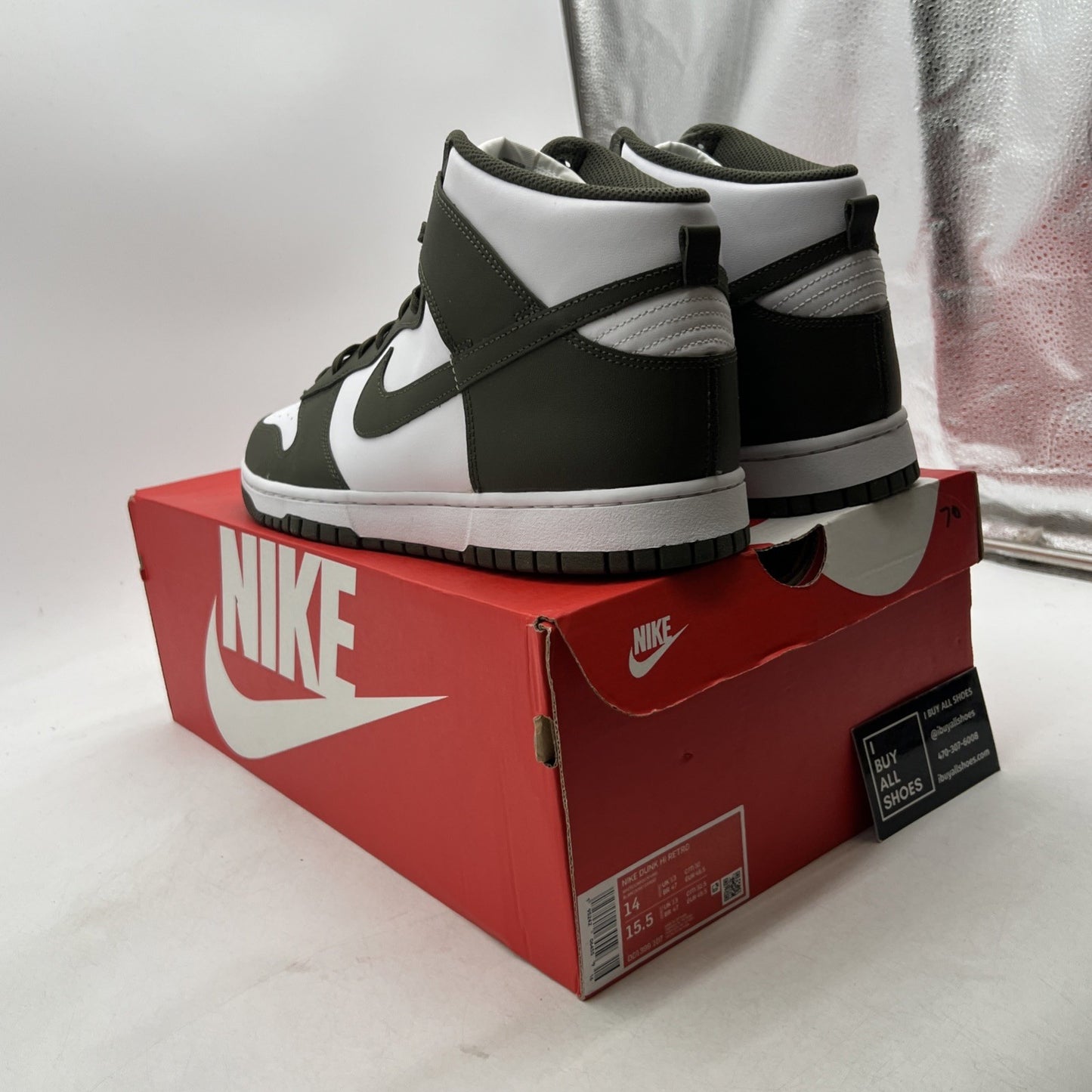 Size 14 - Nike Dunk 2022 High Cargo Khaki (DD1399-107)
