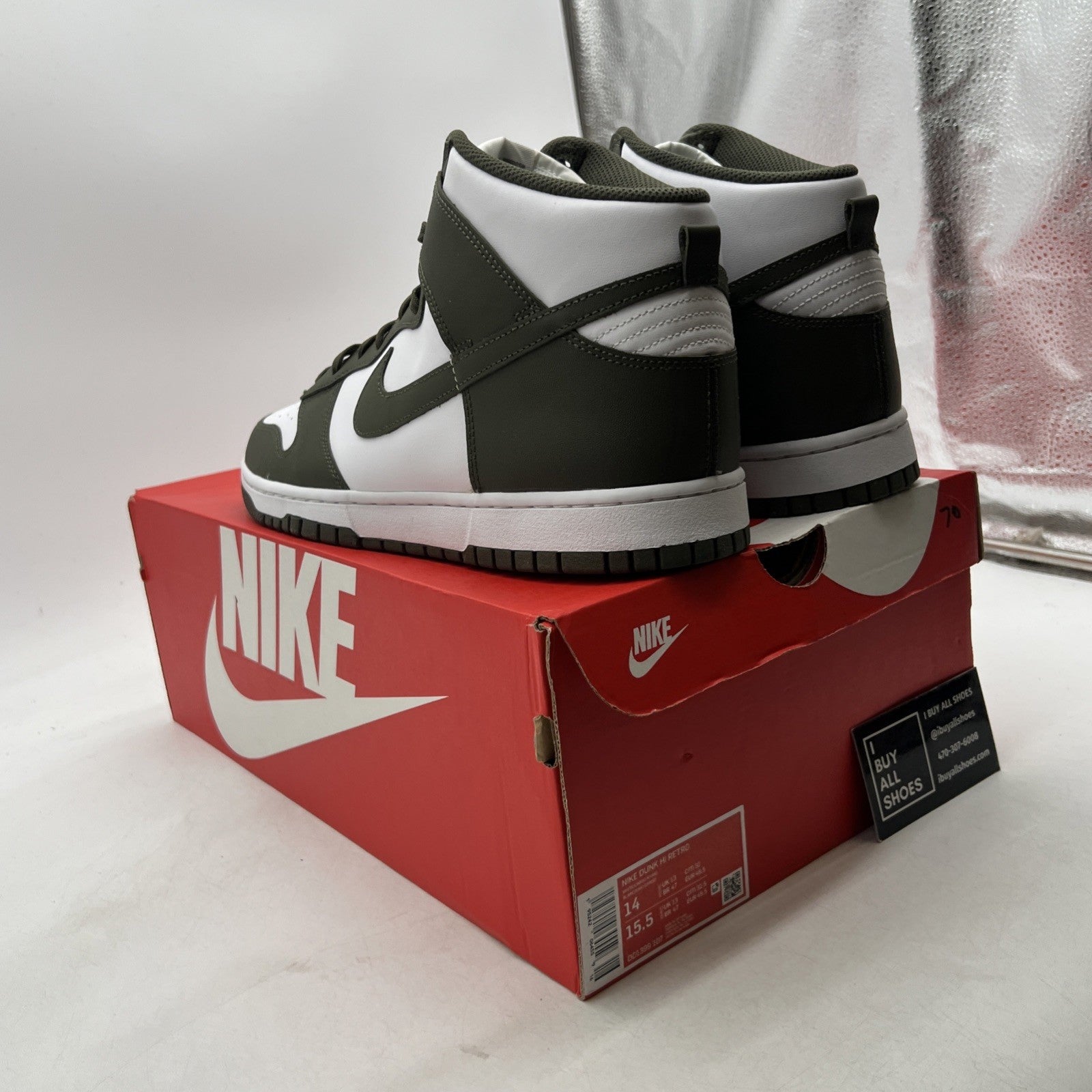 Size 14 - Nike Dunk 2022 High Cargo Khaki (DD1399-107)