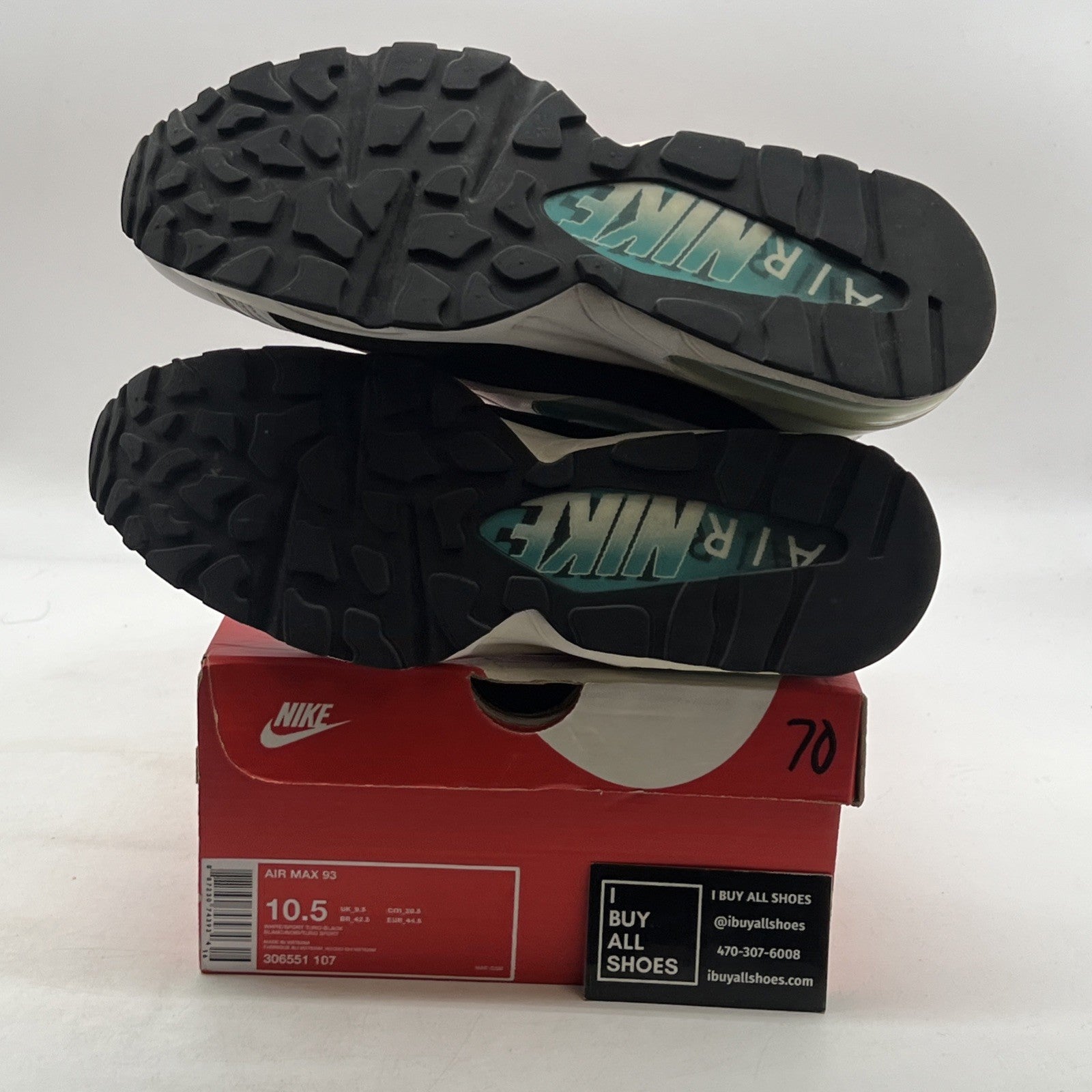 Size 10.5 - Nike Air Max 93 Dusty Cactus (306551-107)