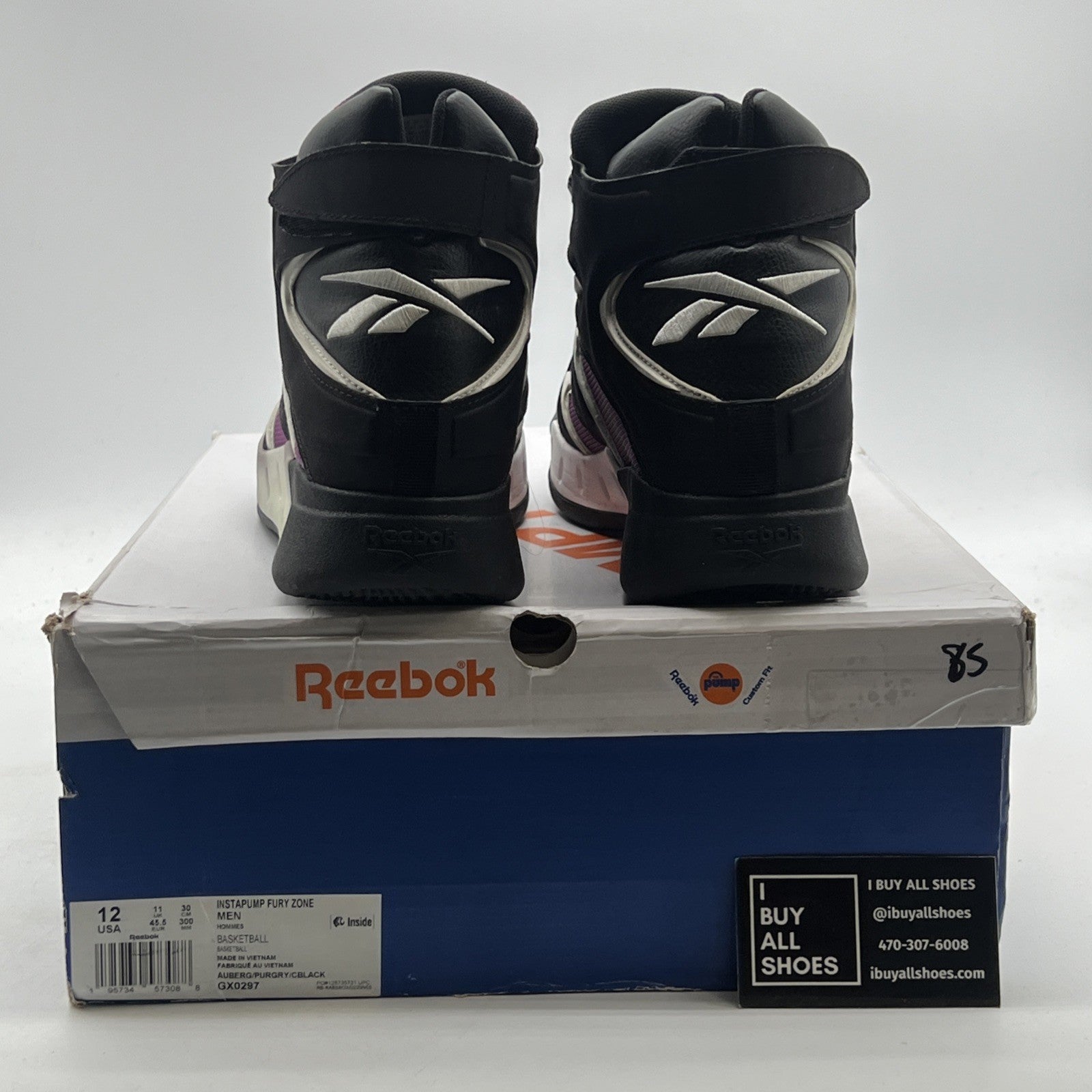 Size 12 - Reebok InstaPump Fury Zone Aubergine (GX0297)